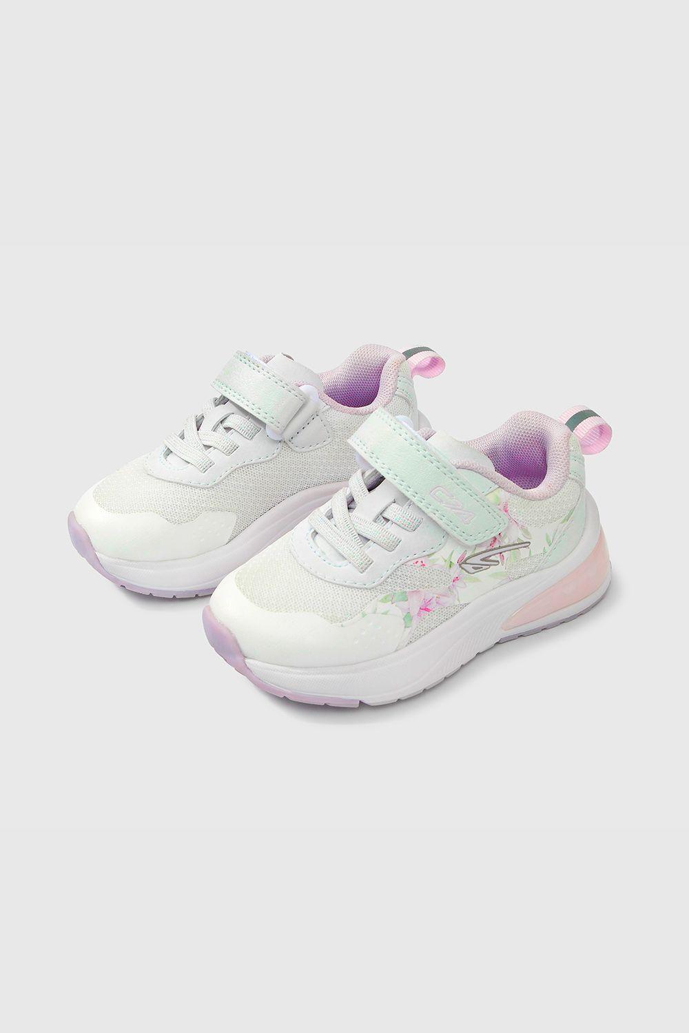 Zapatilla Deportiva Niñas Blanco 50019 Colloky-0