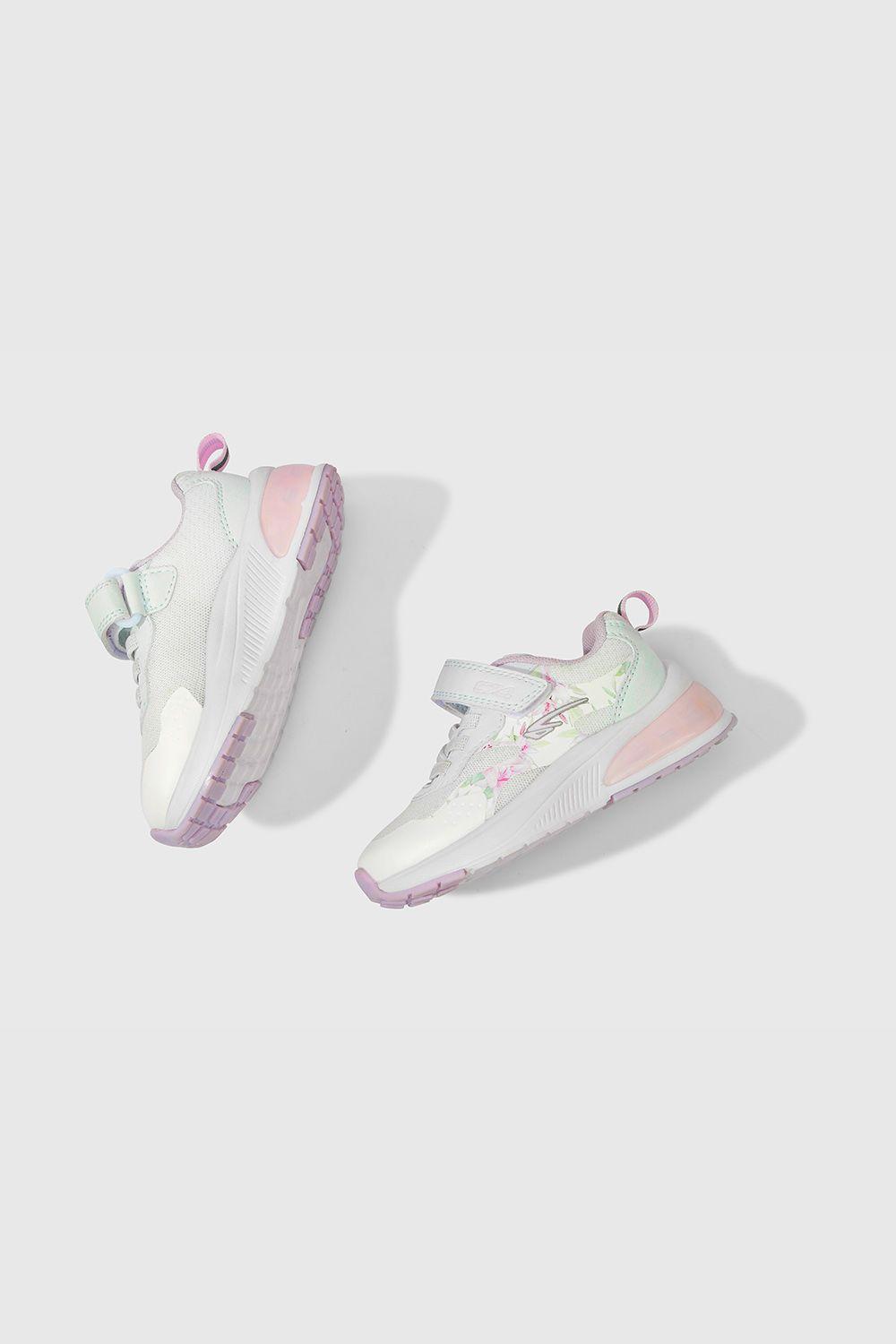 Zapatilla Deportiva Niñas Blanco 50019 Colloky-3