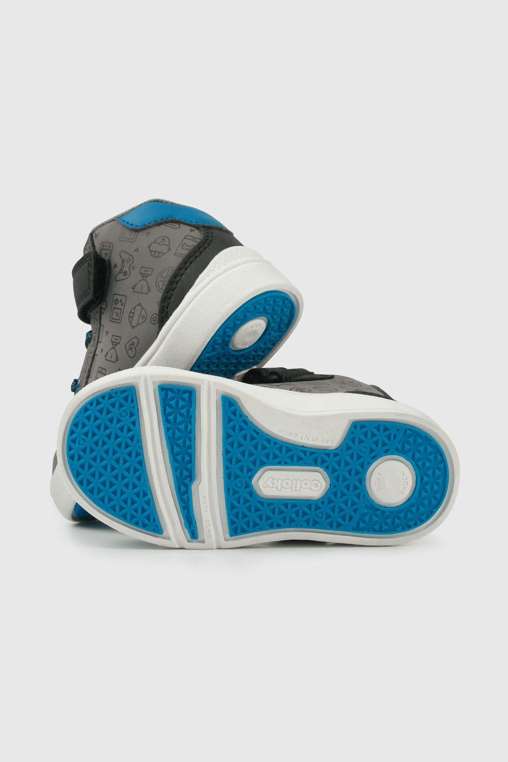 Zapatilla Negra de Niño-2