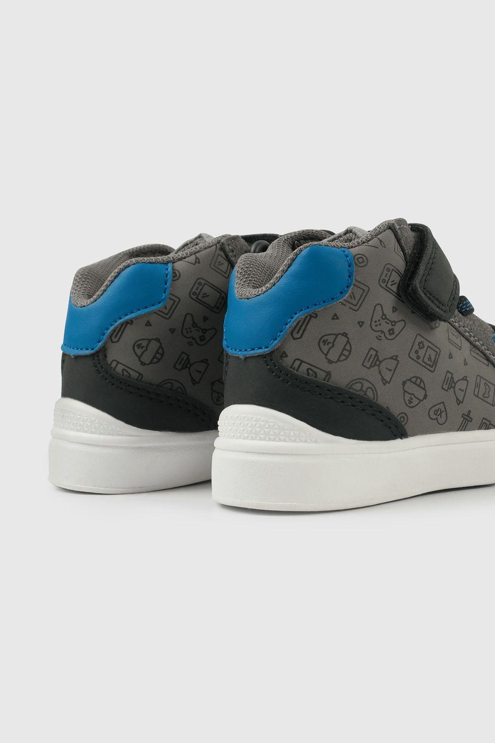 Zapatilla Negra de Niño-4