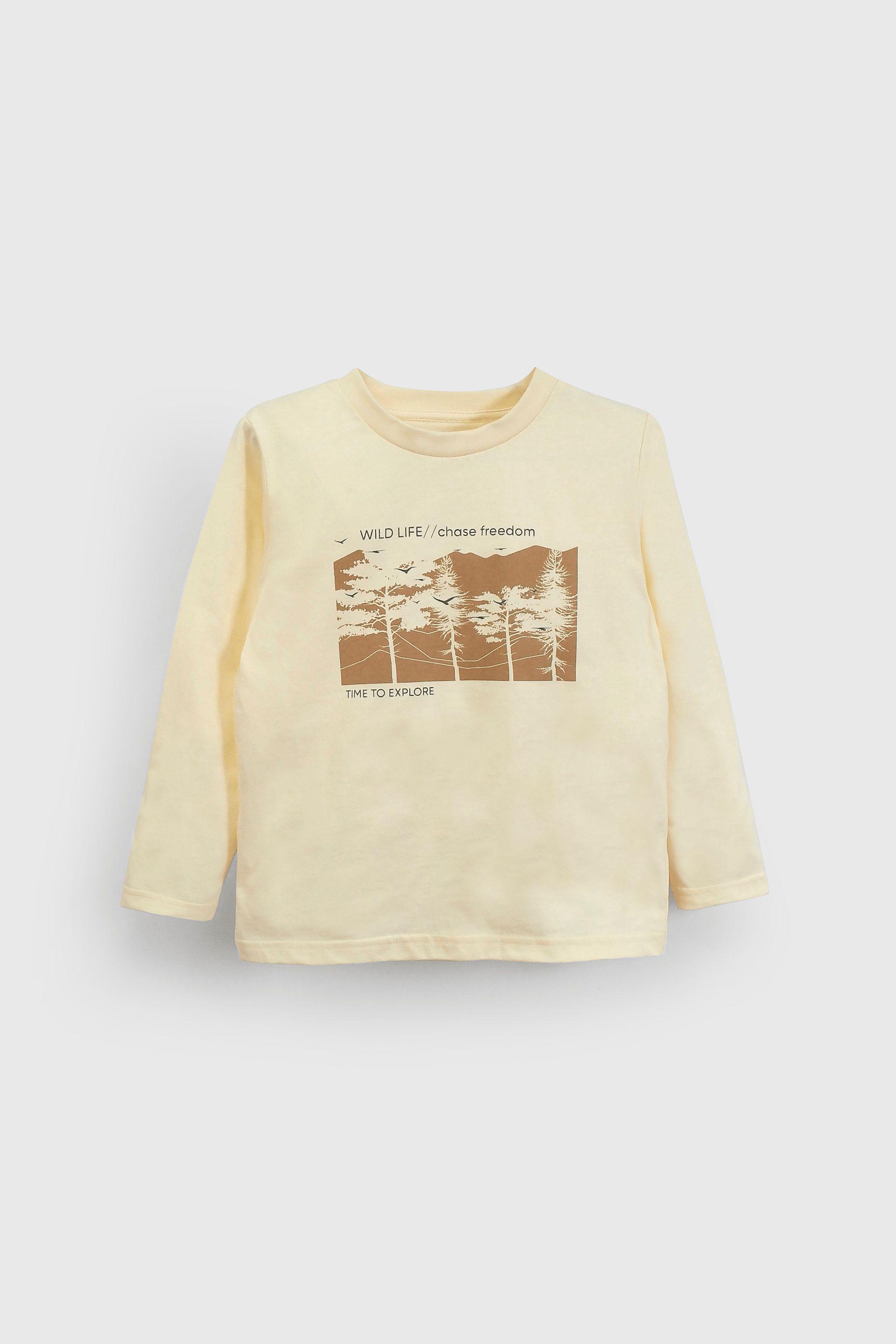 Polera Blanca Estampada-0