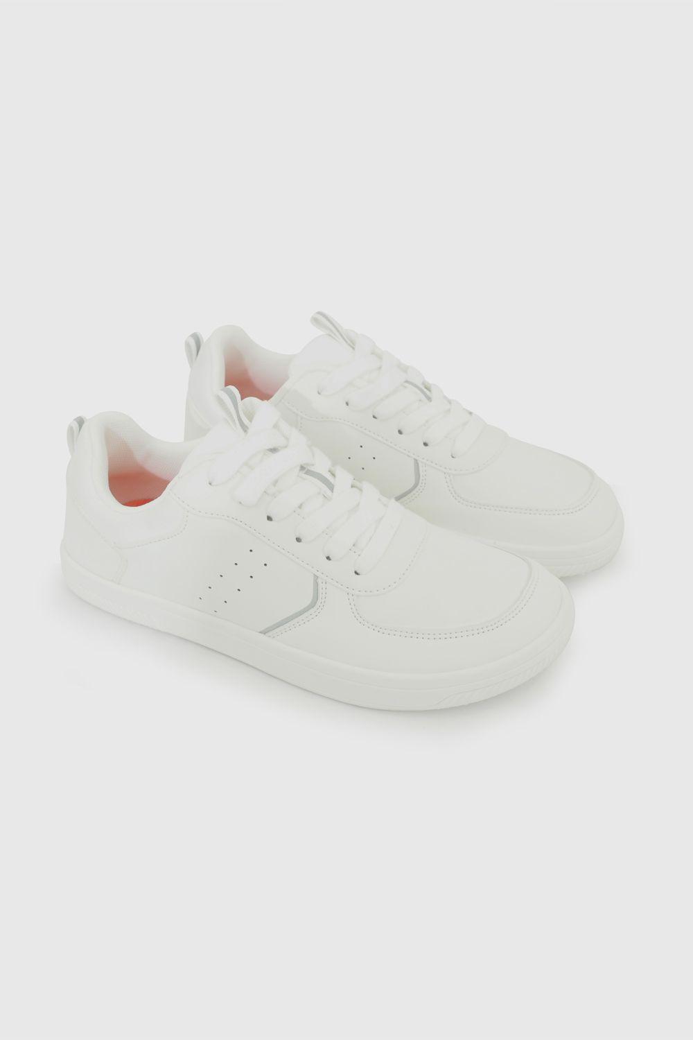 Zapatilla Escolar Blanca 7287 Colloky-0