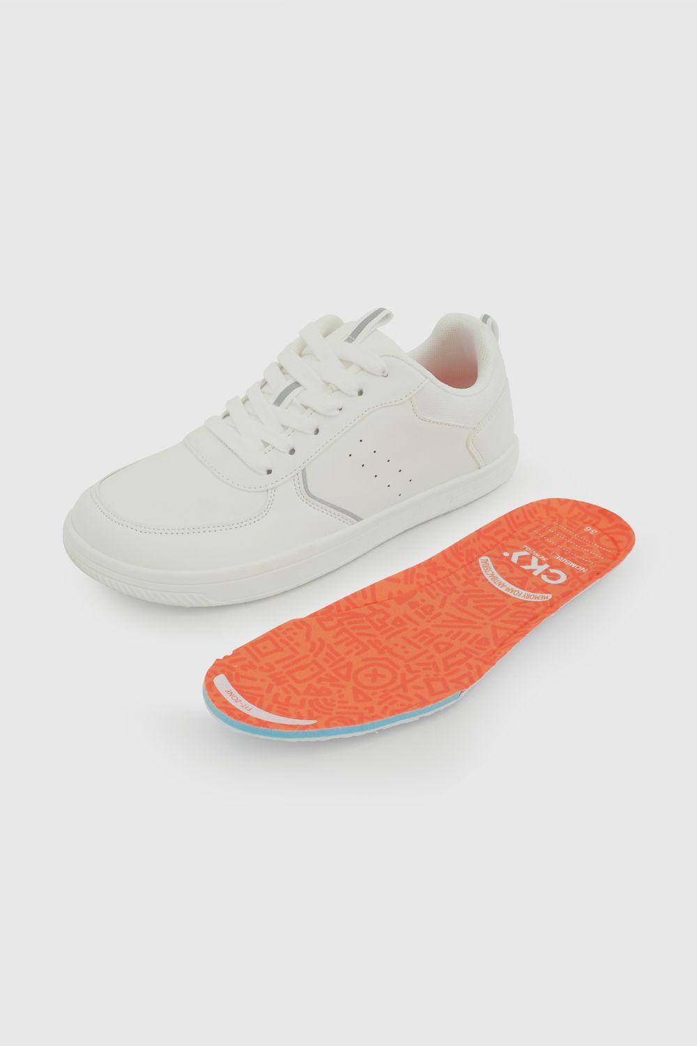 Zapatilla Escolar Blanca 7287 Colloky-5