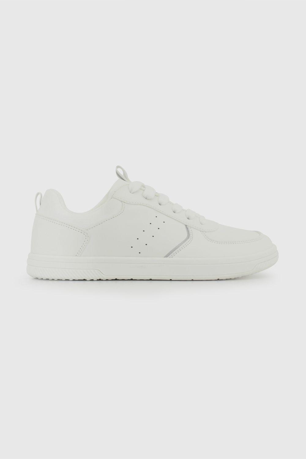 Zapatilla Escolar Blanca 7287 Colloky-3