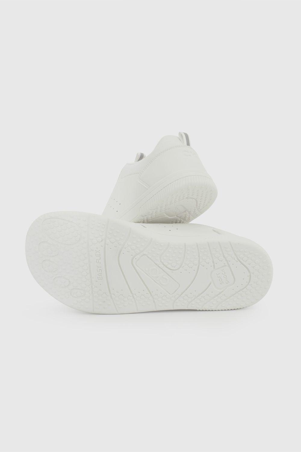 Zapatilla Escolar Blanca 7287 Colloky-4