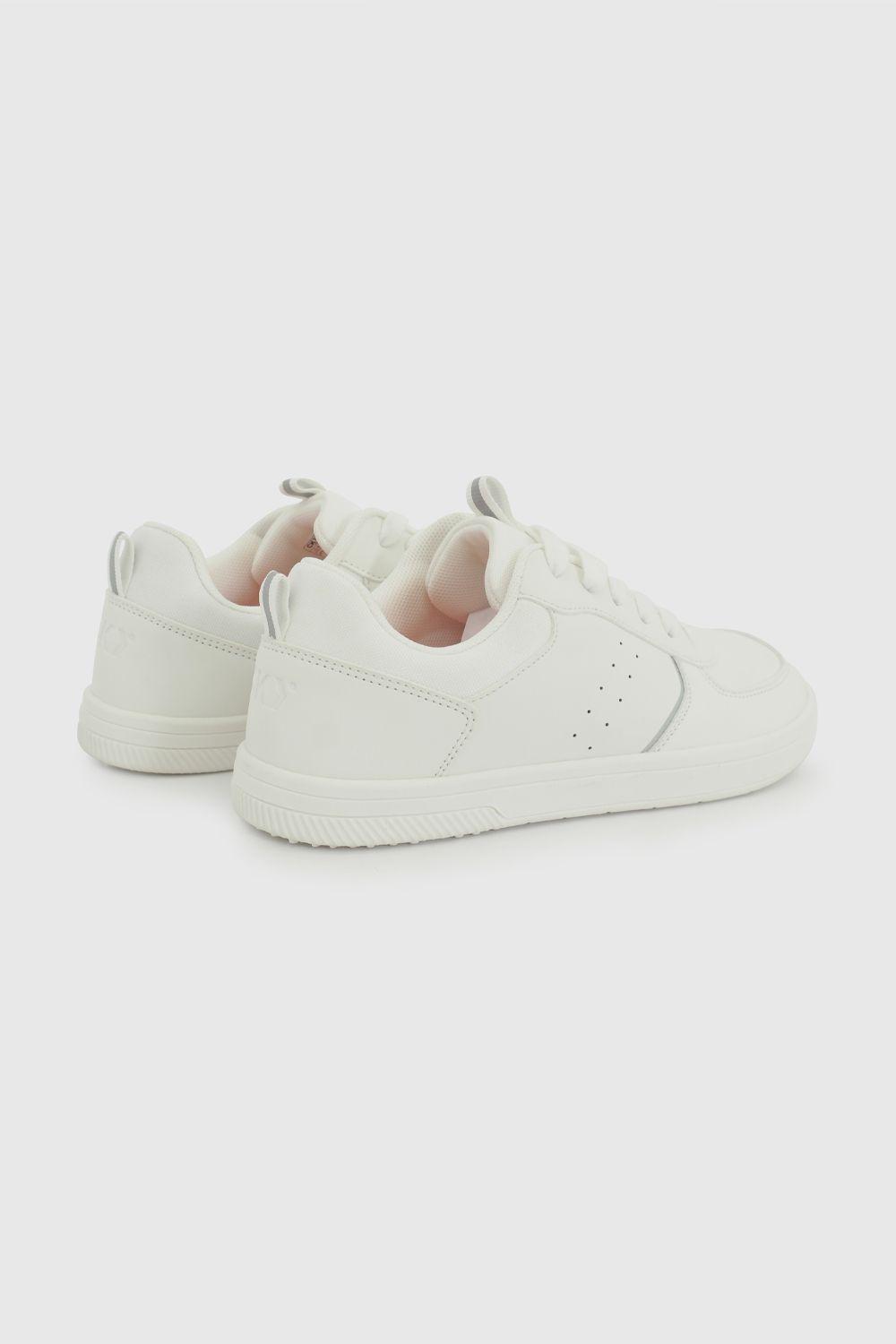 Zapatilla Escolar Blanca 7287 Colloky-6