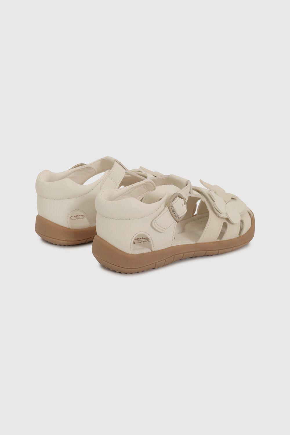 Sandalia Blanca con Aplicación de Mariposa 43020209V26-4