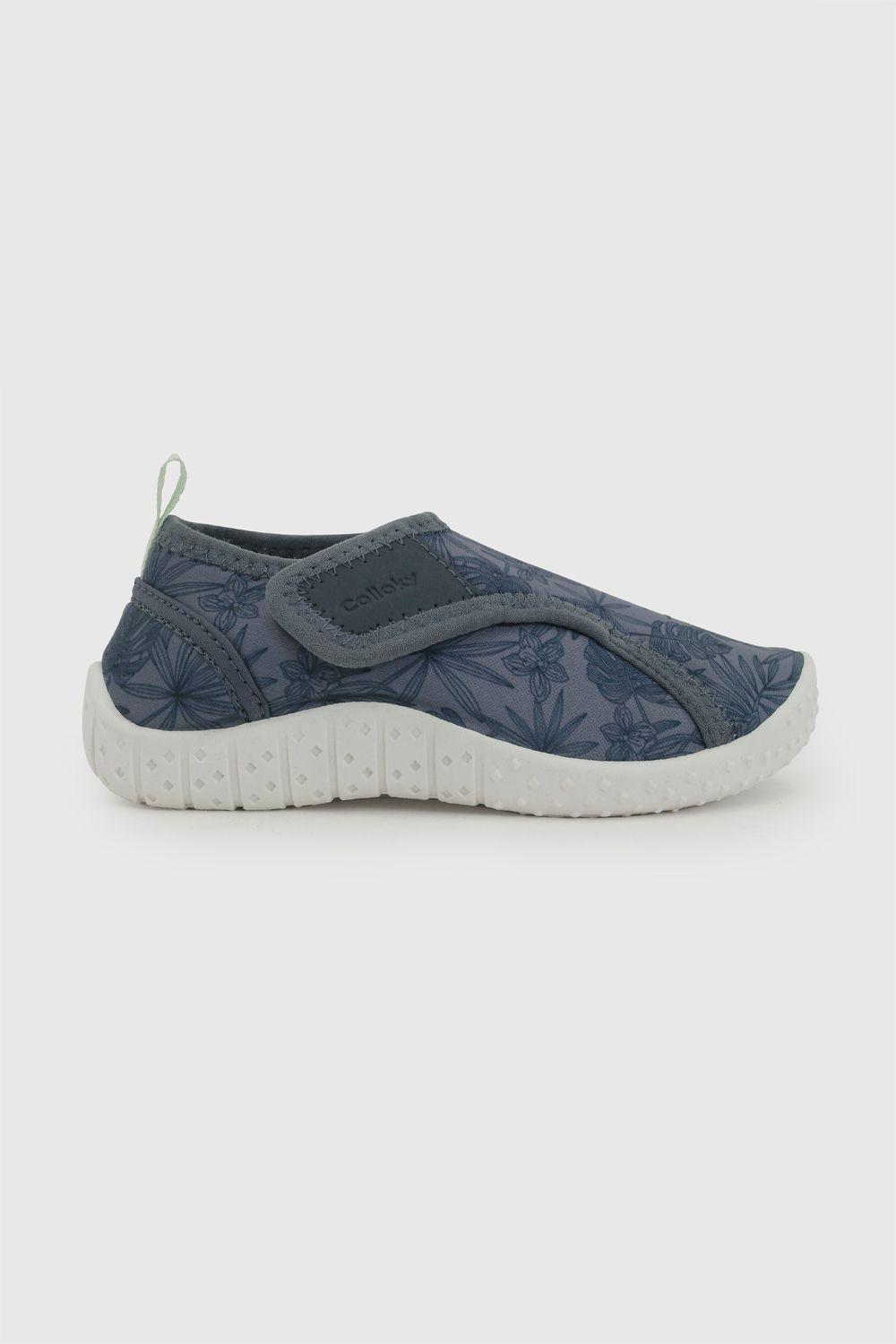 Zapatilla De Agua Azul Niño 21-27 Colloky-2