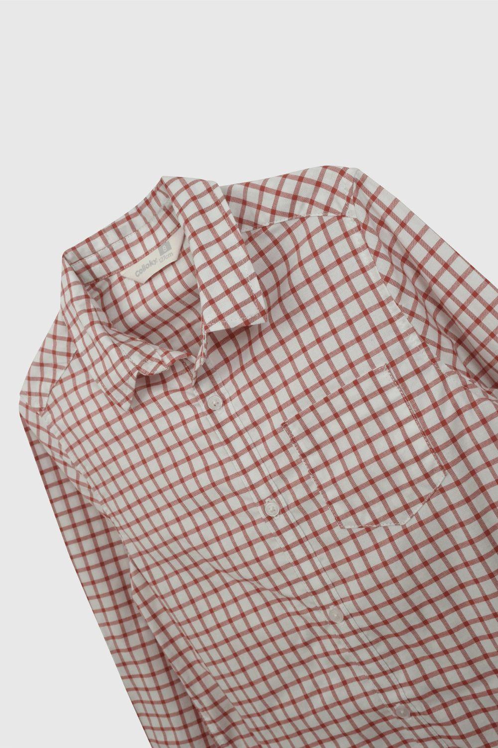 Camisa 18 Rojo Cuadrille De Niño CAPN0982V26-2