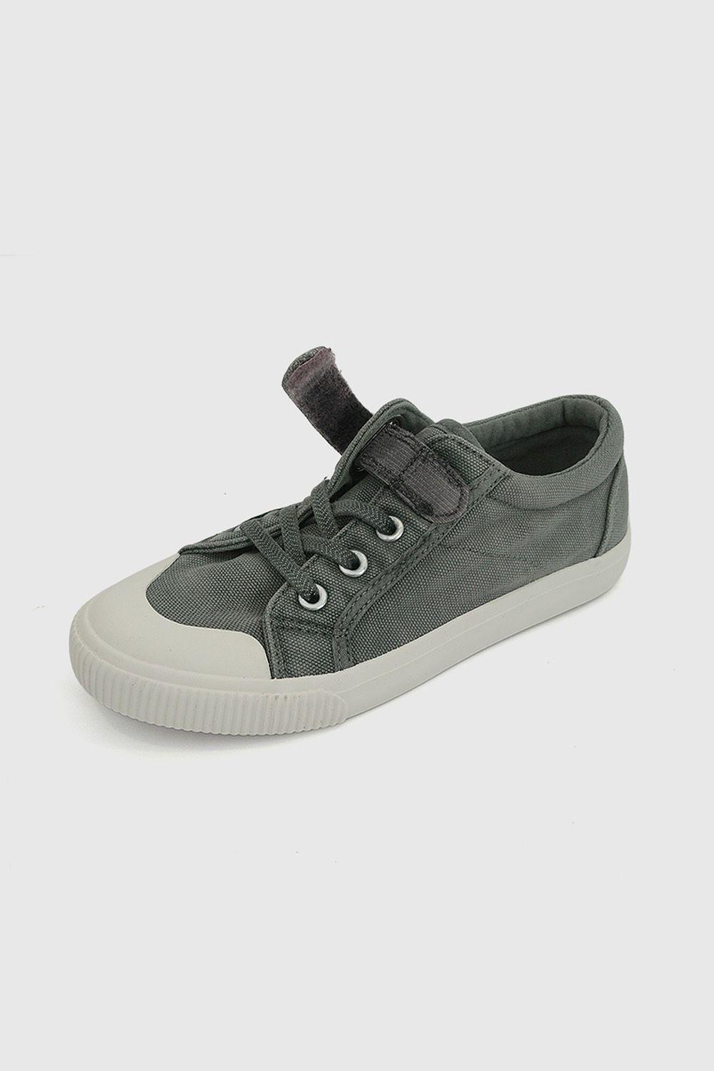 Zapatilla Lona Verde Niño 28-38 Colloky-5