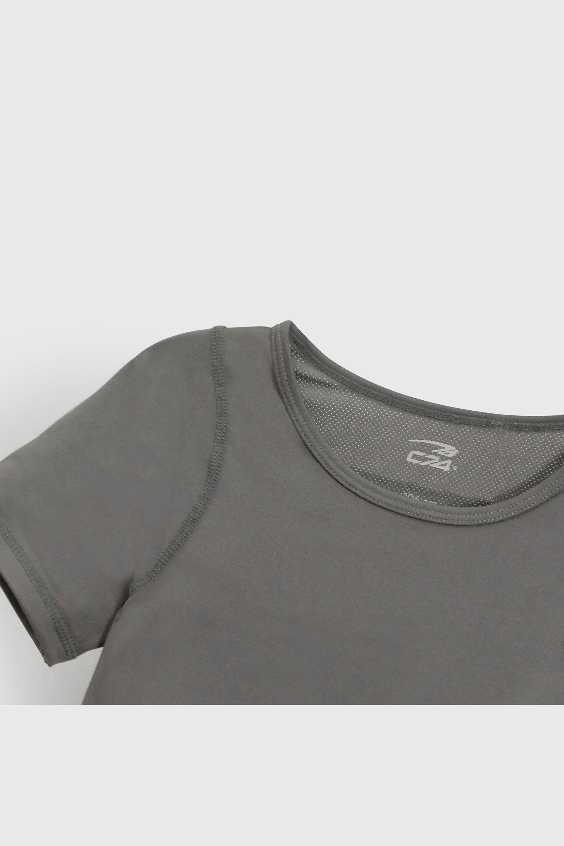 Polera Deportiva Gris-3