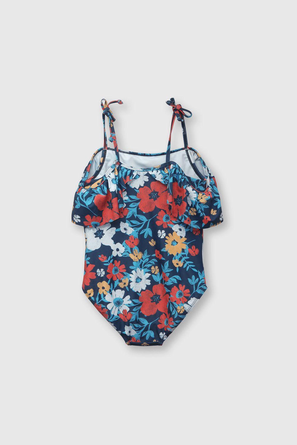 Traje de Baño Floreado-1