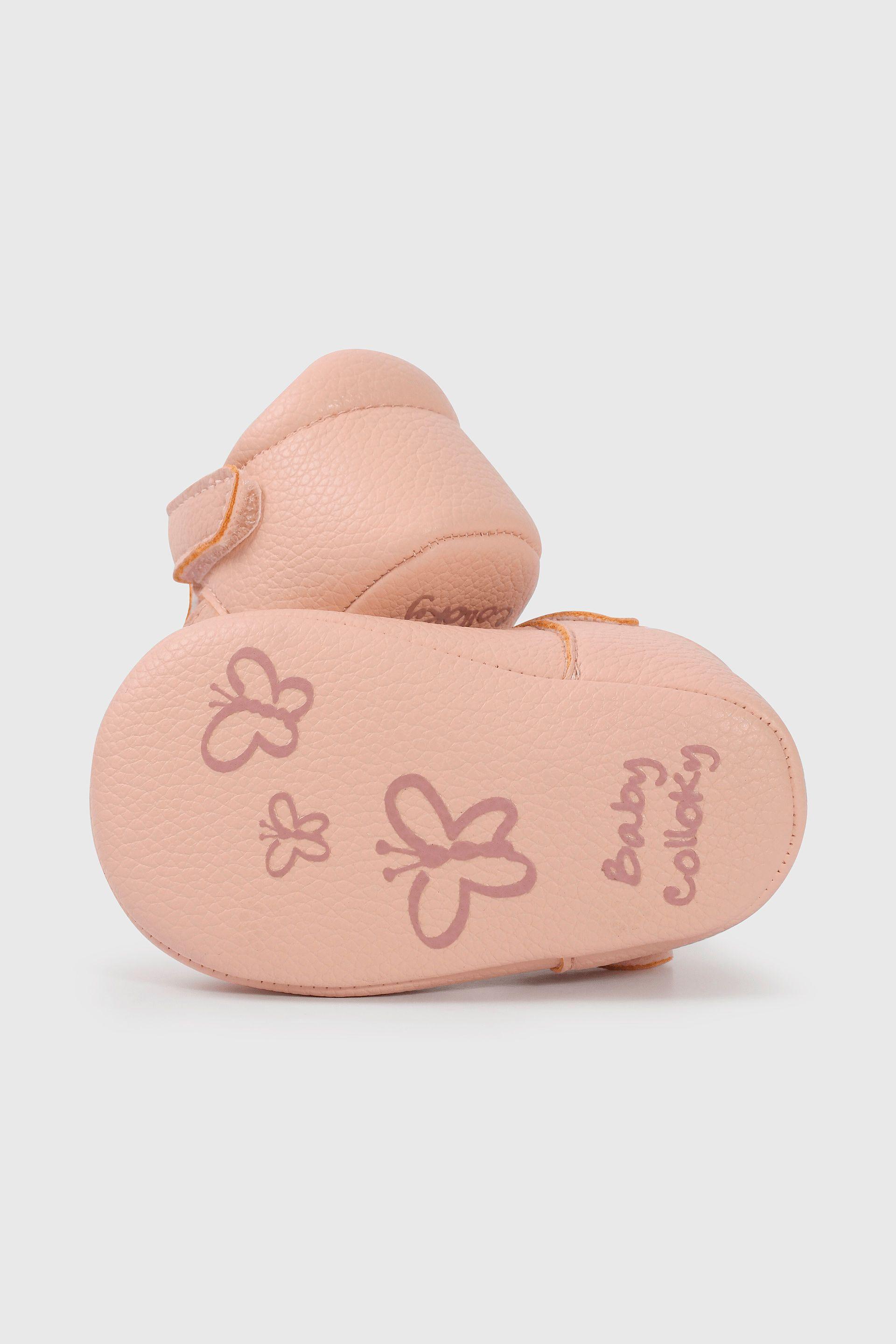 Zapatos rosados para niña, tiernos y cómodos-2