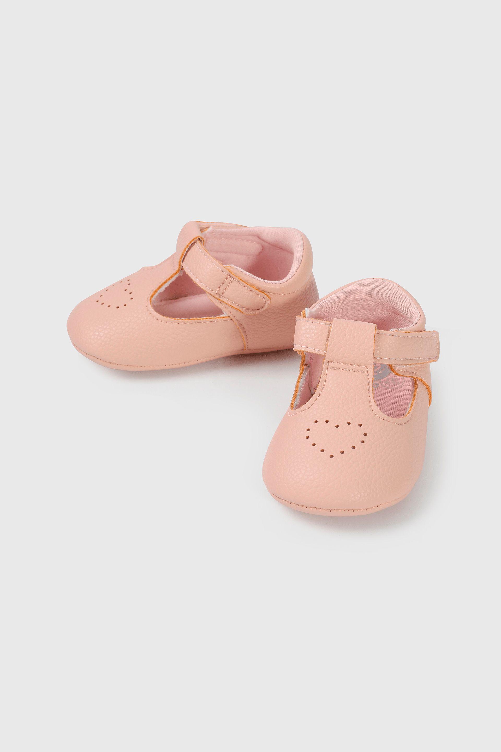 Zapatos rosados para niña, tiernos y cómodos-3