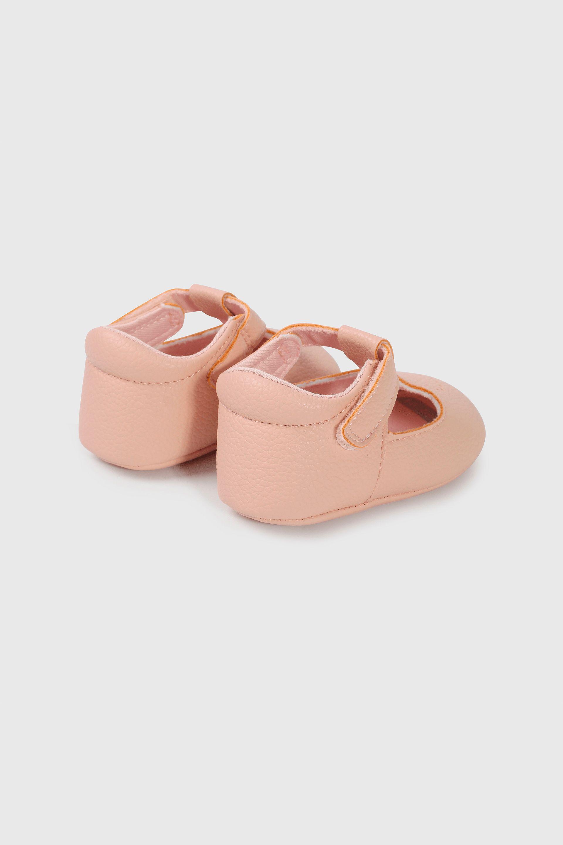 Zapatos rosados para niña, tiernos y cómodos-4