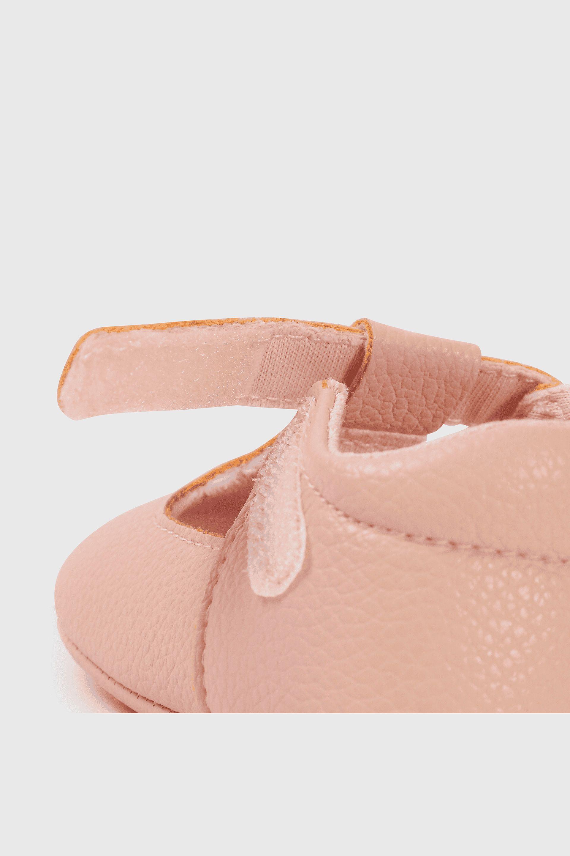 Zapatos rosados para niña, tiernos y cómodos-5