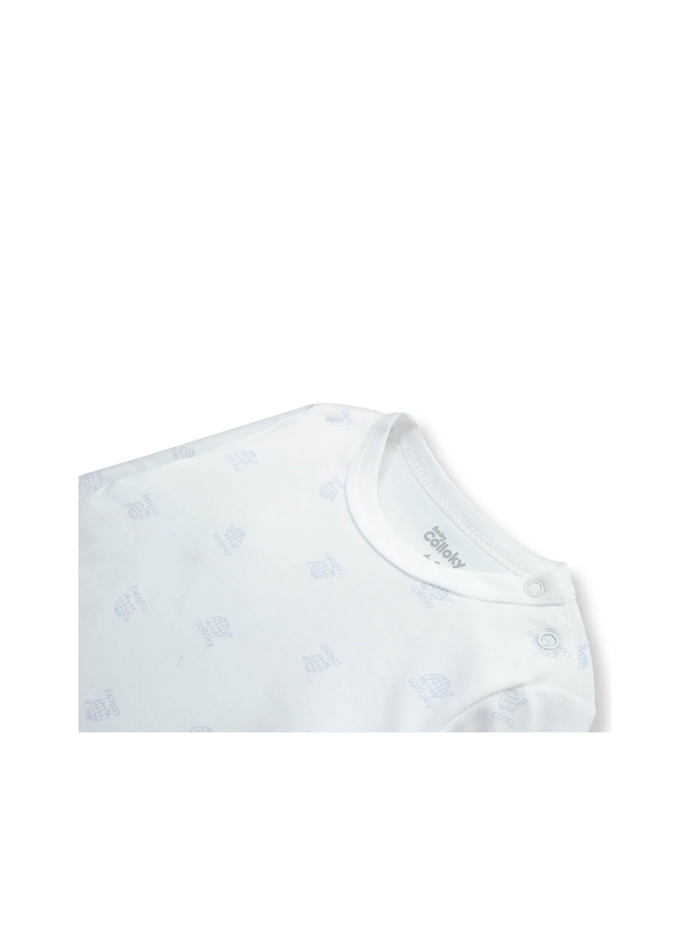 Camiseta Niño Celeste (0 A 24 Meses) Colloky-4