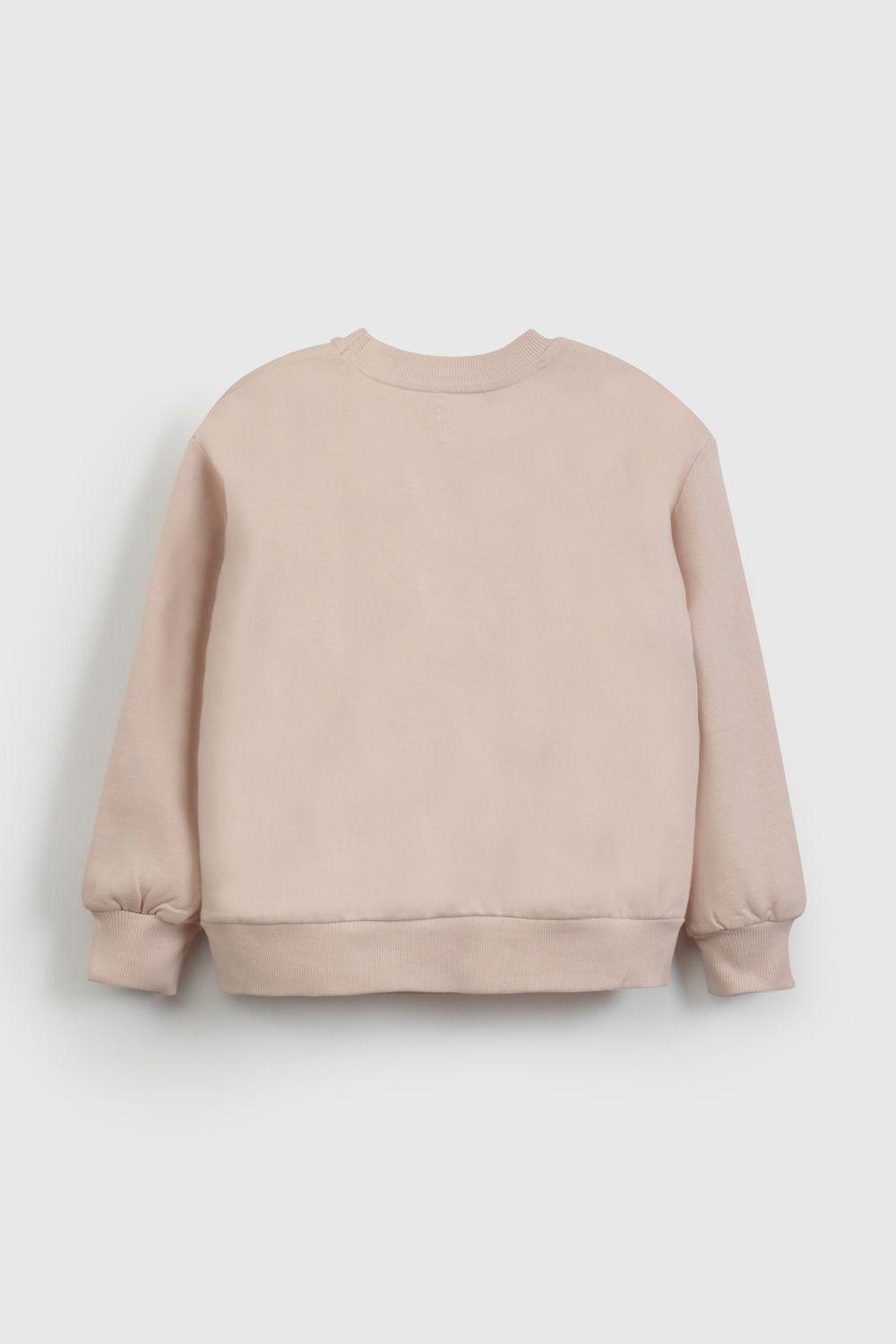 Polerón Rosado Colloky Bordado De Niña PLPO0435V26-2