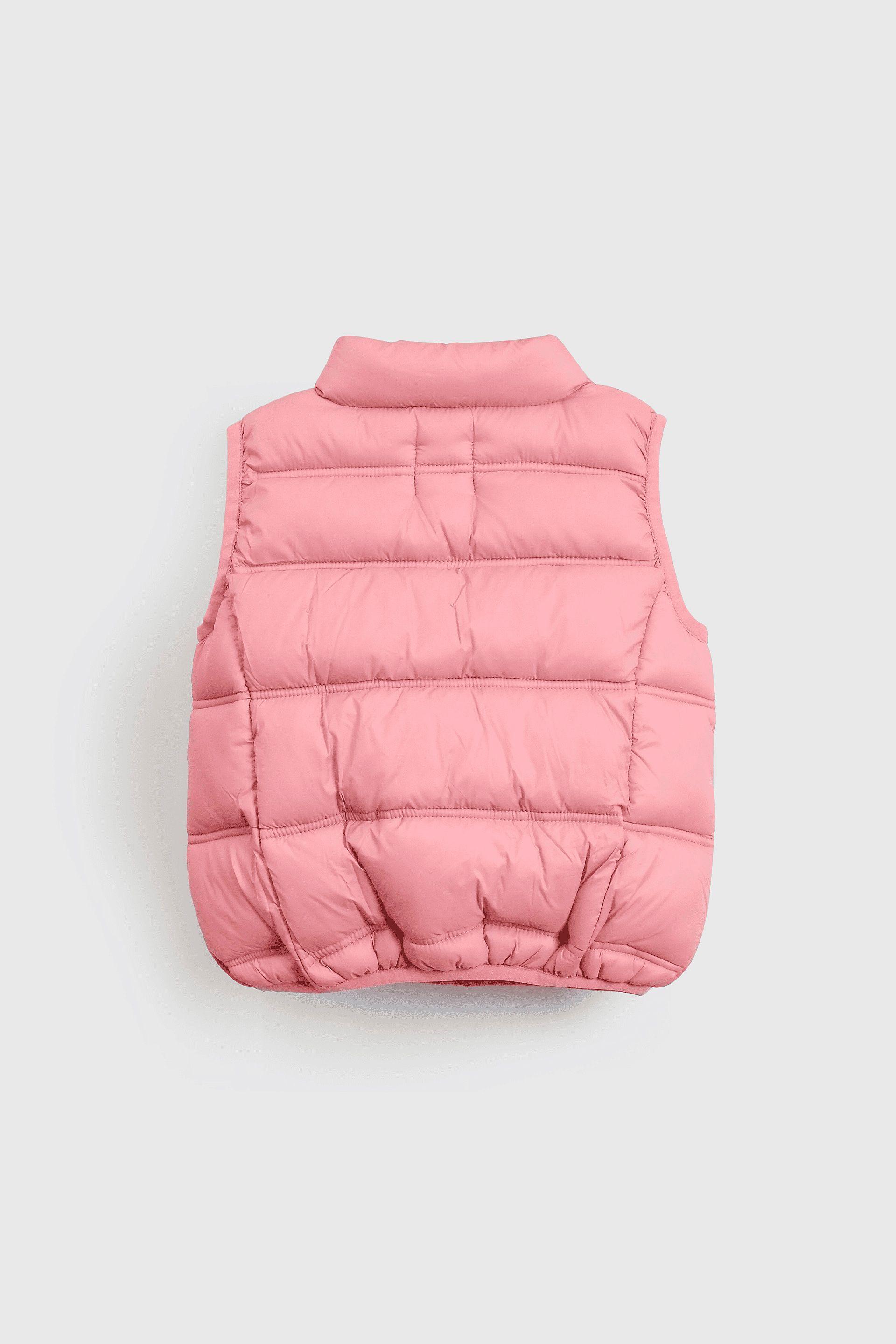 Parka Sin Mangas Rosada-1