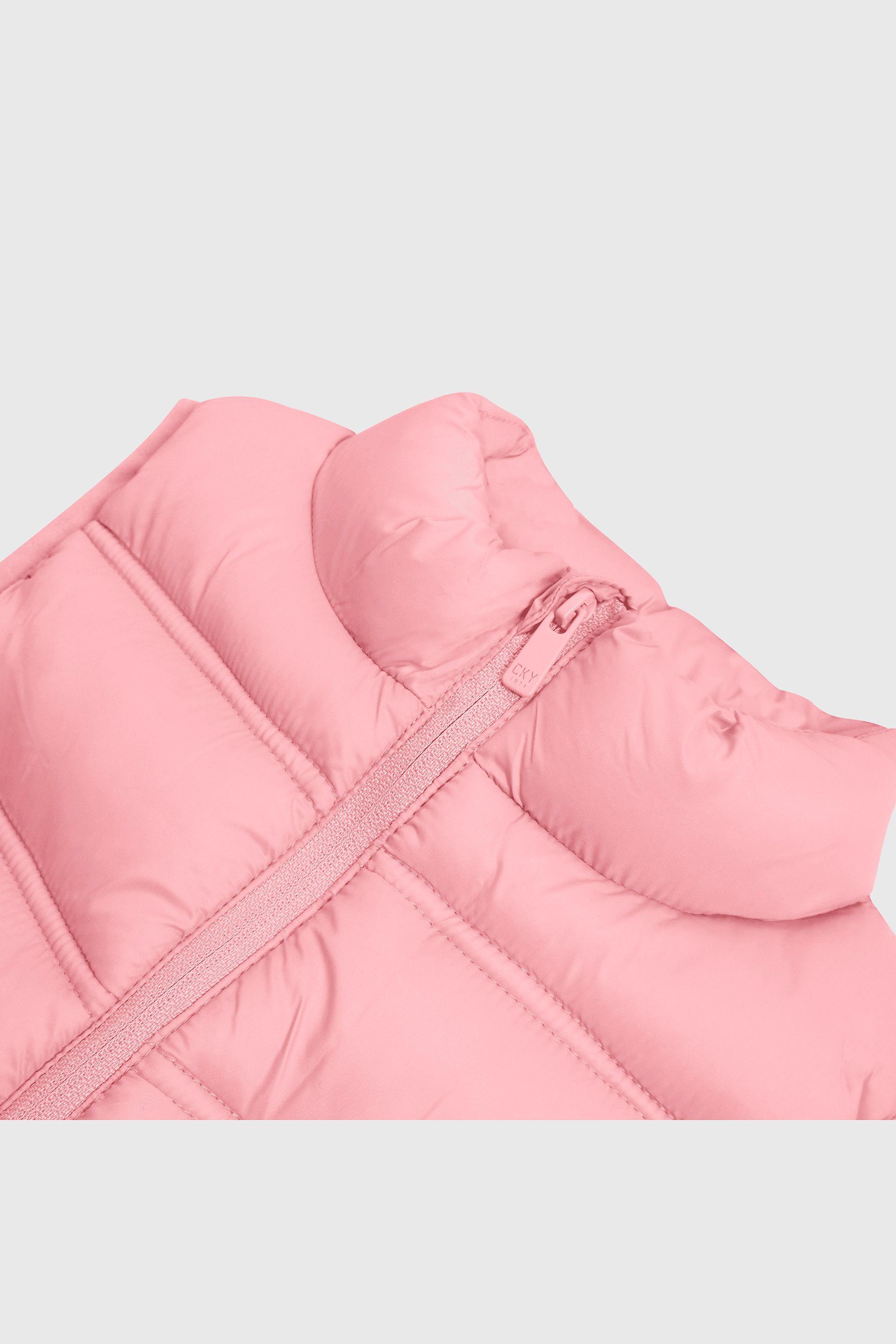 Parka Sin Mangas Rosada-2