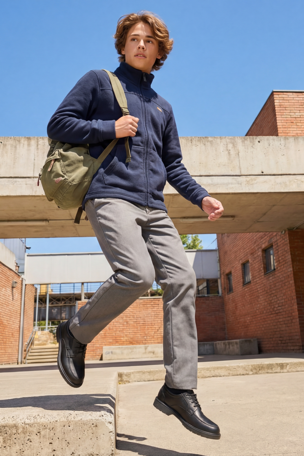 Polar Escolar Azul Unisex 7241 Colloky-1