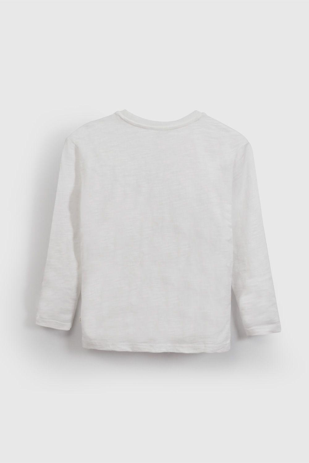 Polera Blanca Básica De Niño POJE0509V26-1