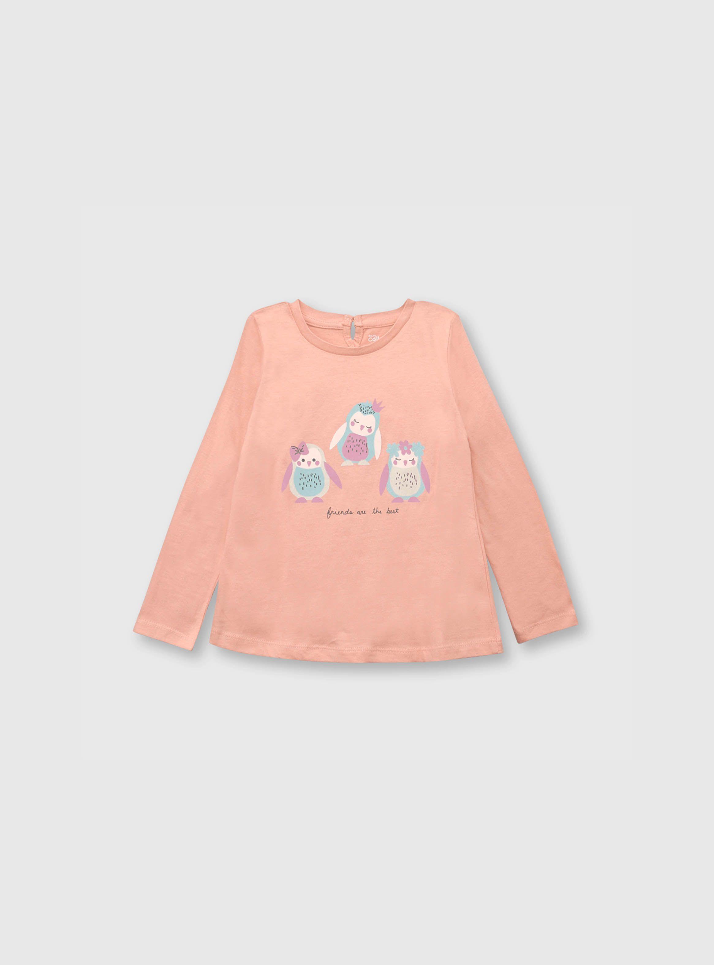 Polera Niña Ludica Rosado (3 A 36 Meses) Colloky-0