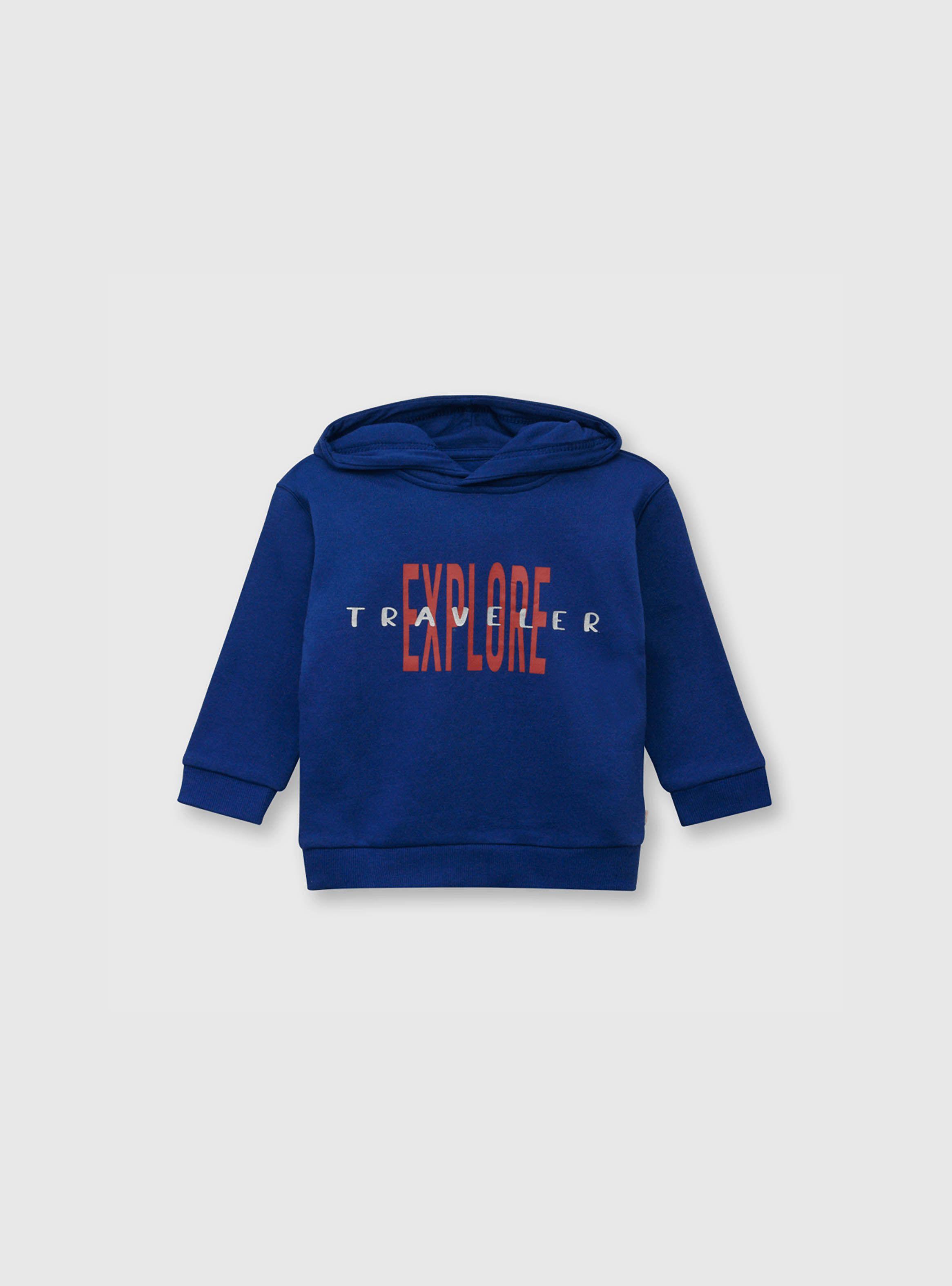 Polerón De Bebé Niño Traveler Azul (3 A 36 Meses) Colloky-0