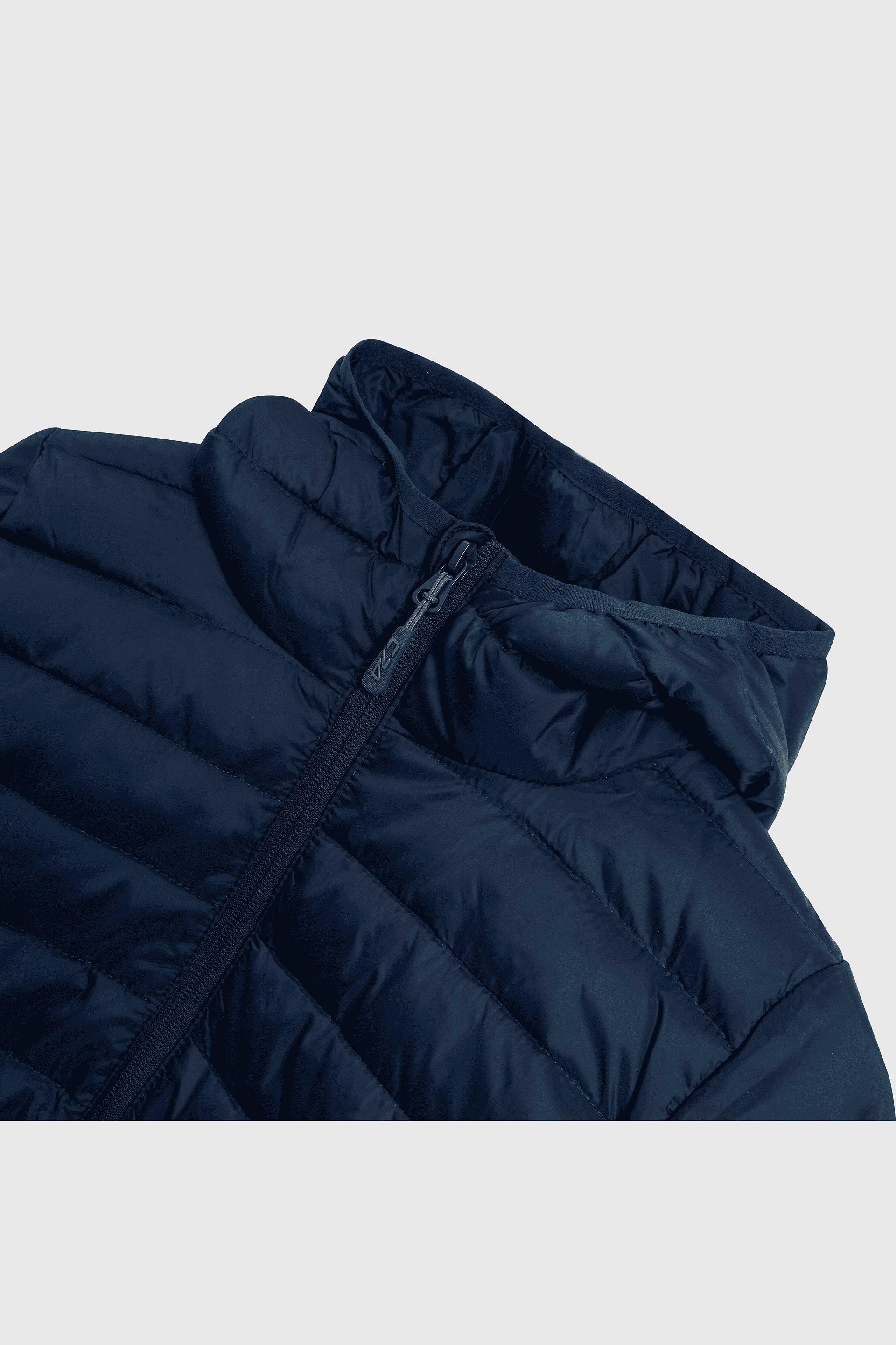 Parka Plumas Azul-2