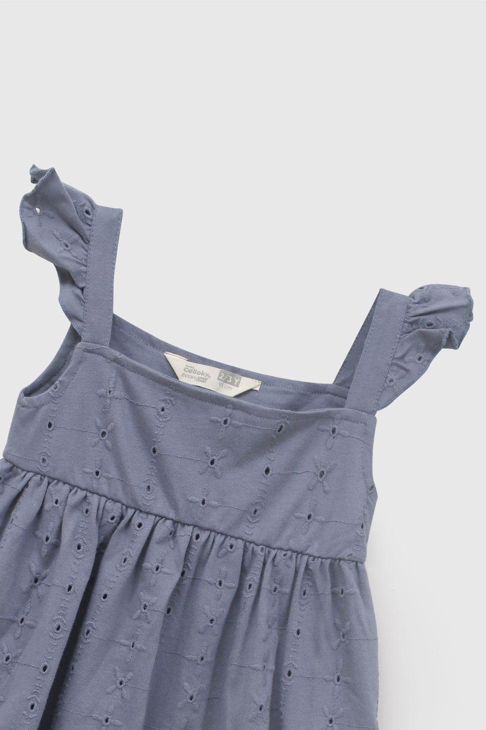 Vestido Denim Niña 6-9M a 4-5A Colloky-3