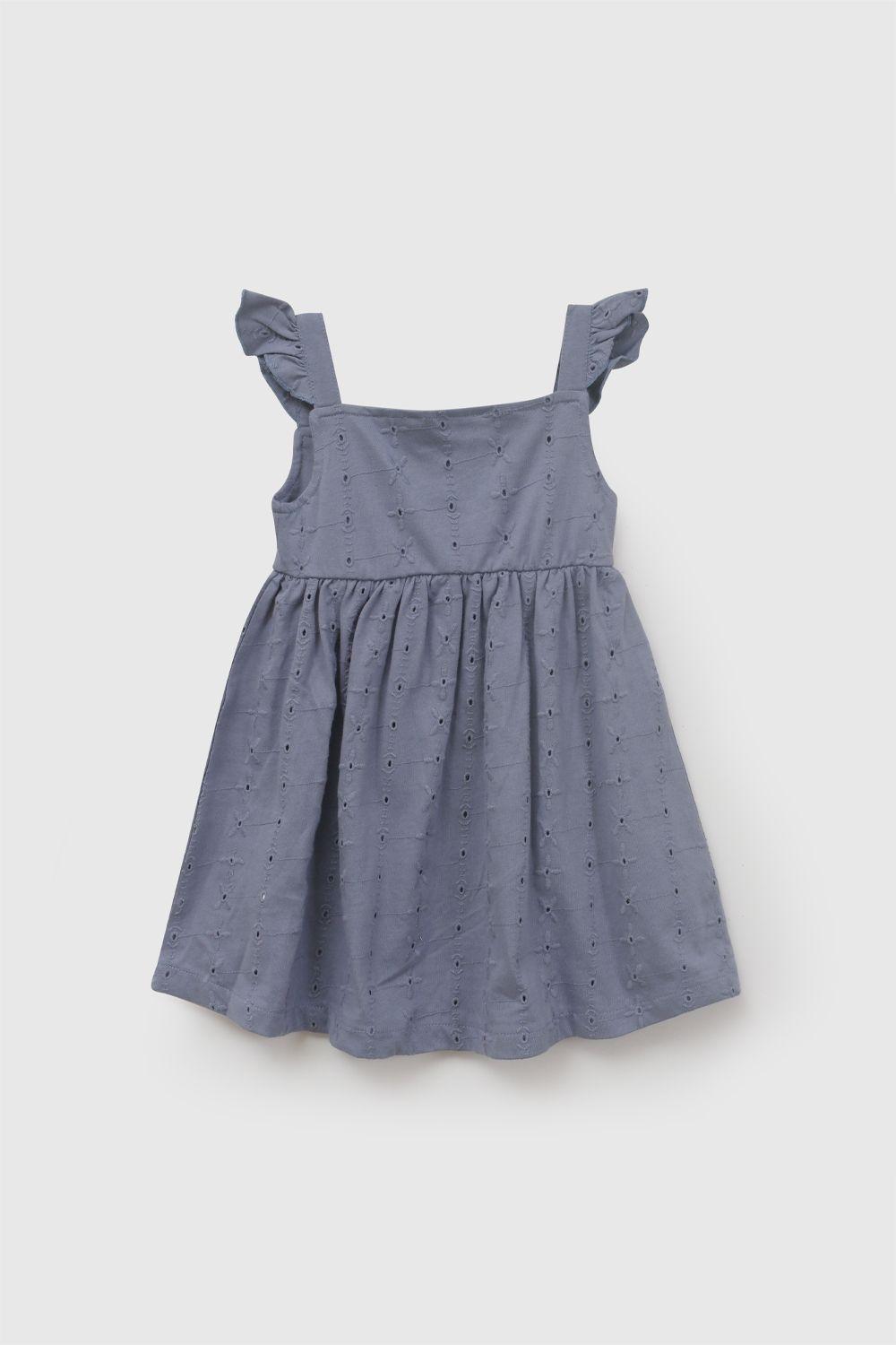 Vestido Denim Niña 6-9M a 4-5A Colloky-2