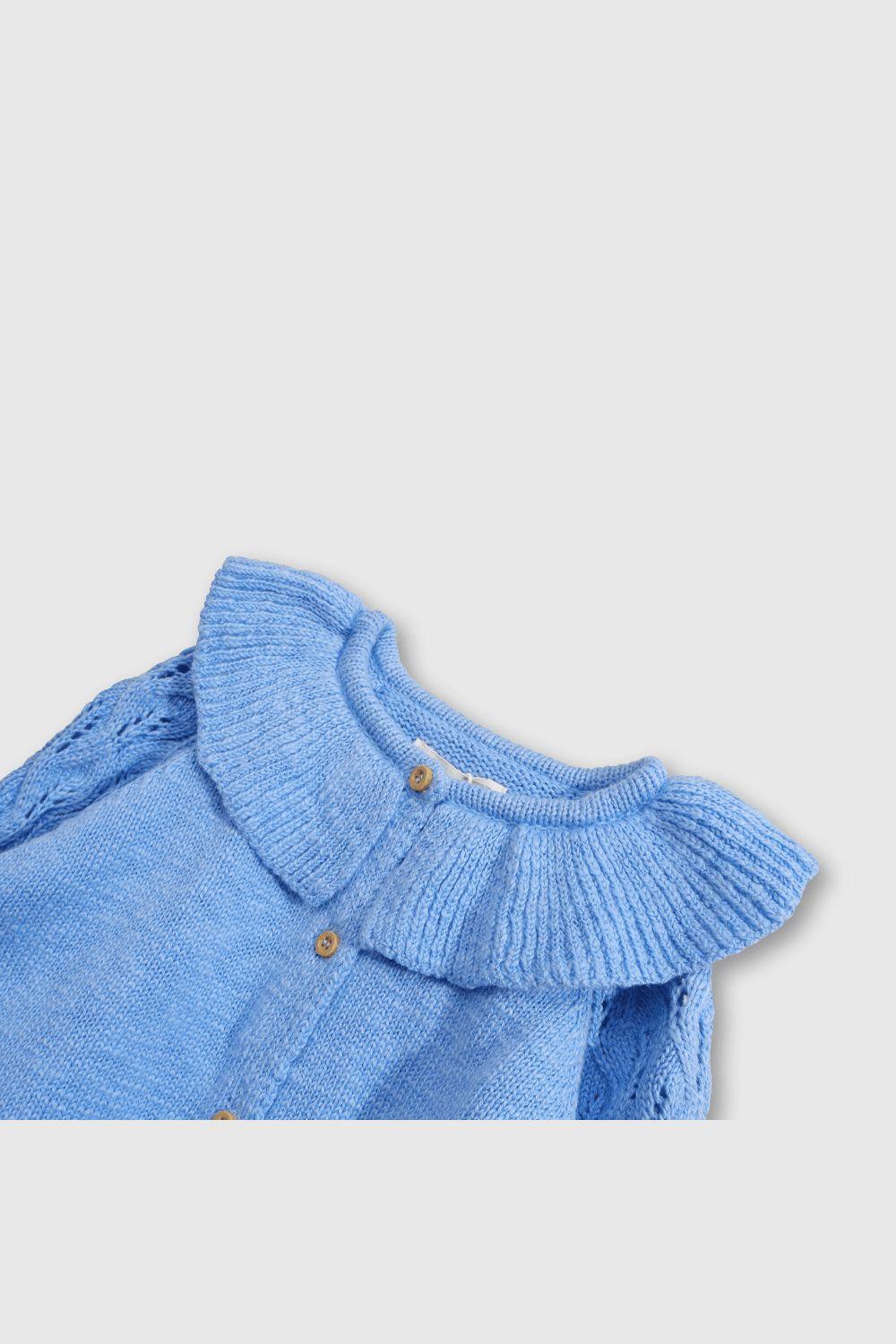 Chaleco Bebés Celeste 54278 Colloky-2