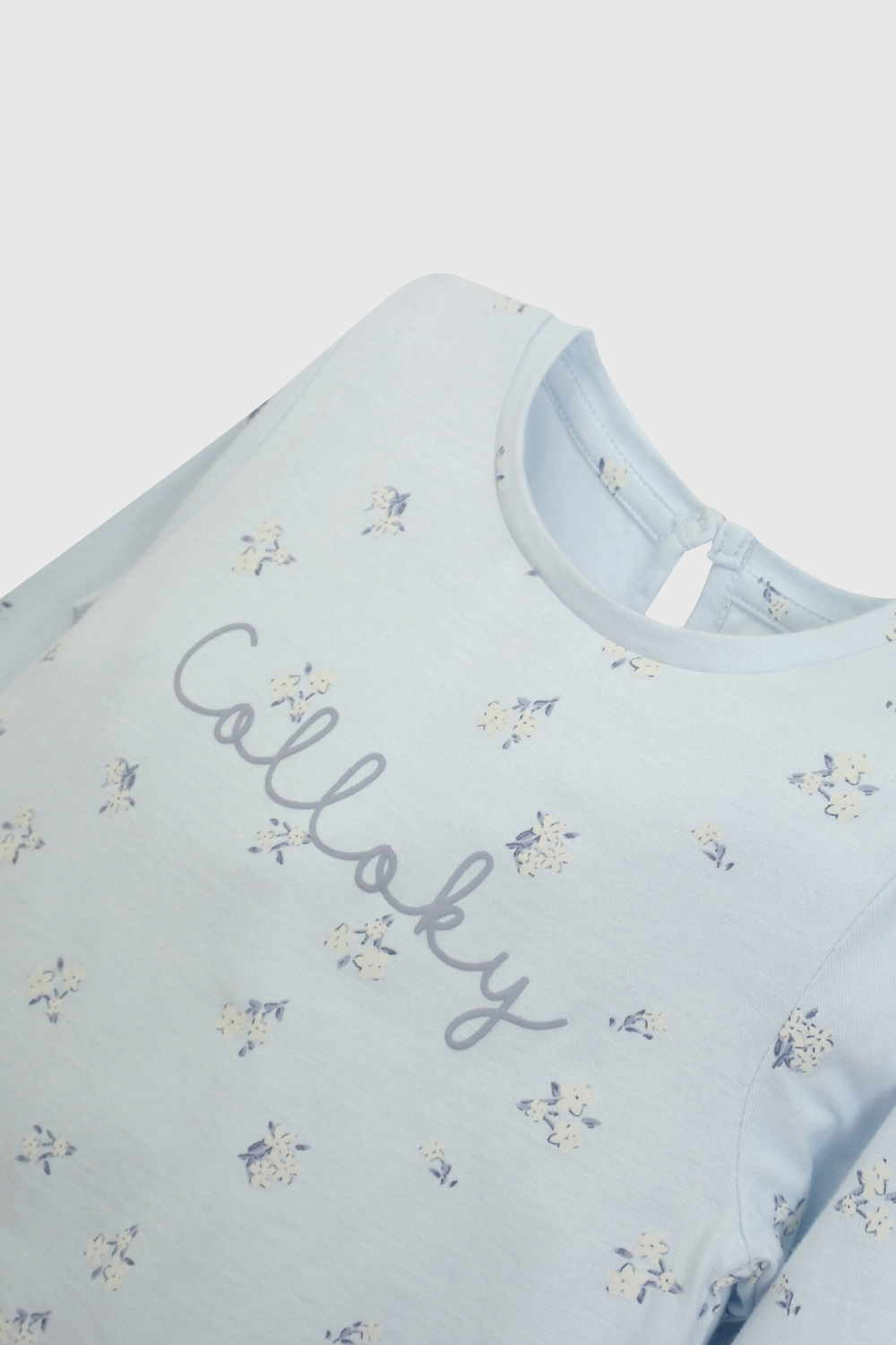Polera Niña Celeste 57306 Colloky-2