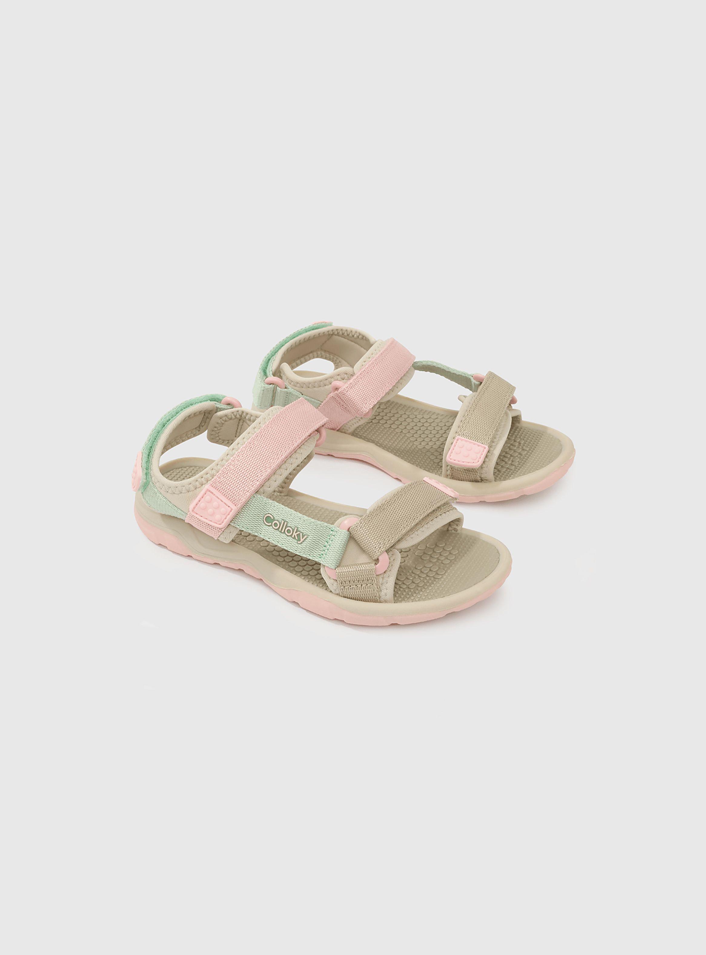 Sandalia Niña Beige 54771 Colloky-0