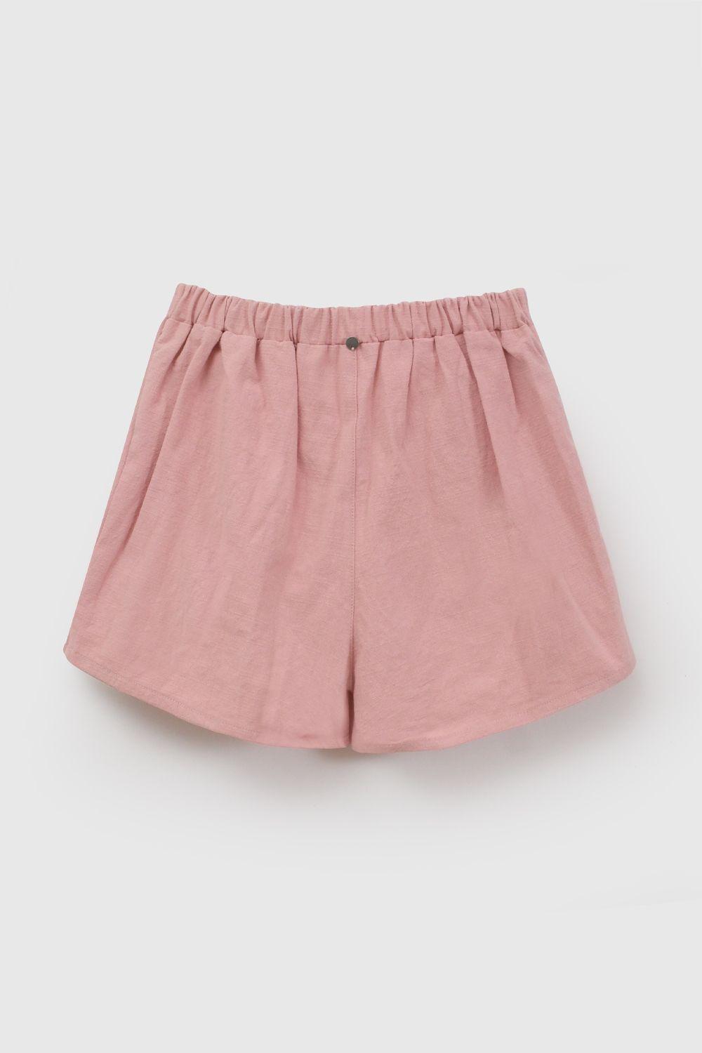 Falda Short Rosa Viejo Niña 3-4A a 12-13A Colloky-0
