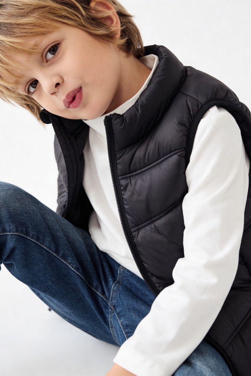 Parka Niño Negro 8076 Colloky-1