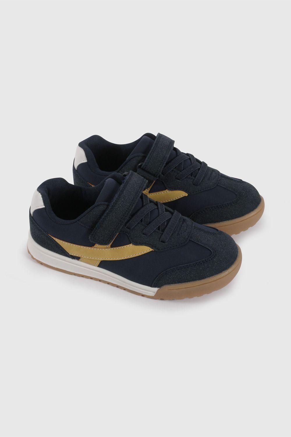 Zapatilla Urbana Azul y Mostaza 57290250V26 KID-0