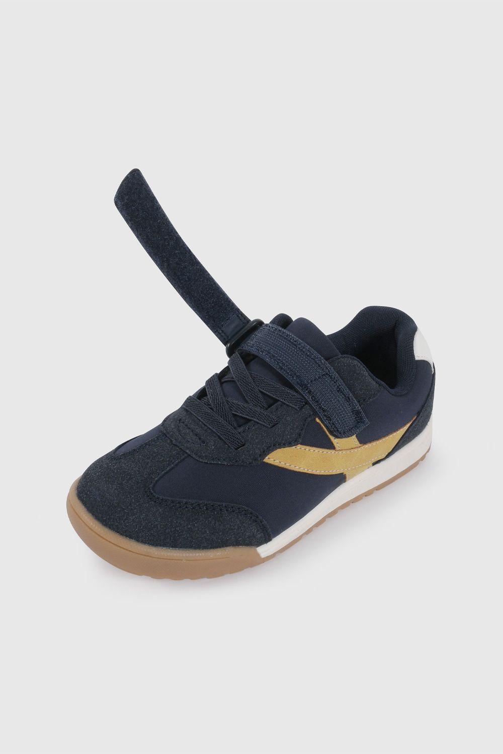 Zapatilla Urbana Azul y Mostaza 57290250V26 KID-5