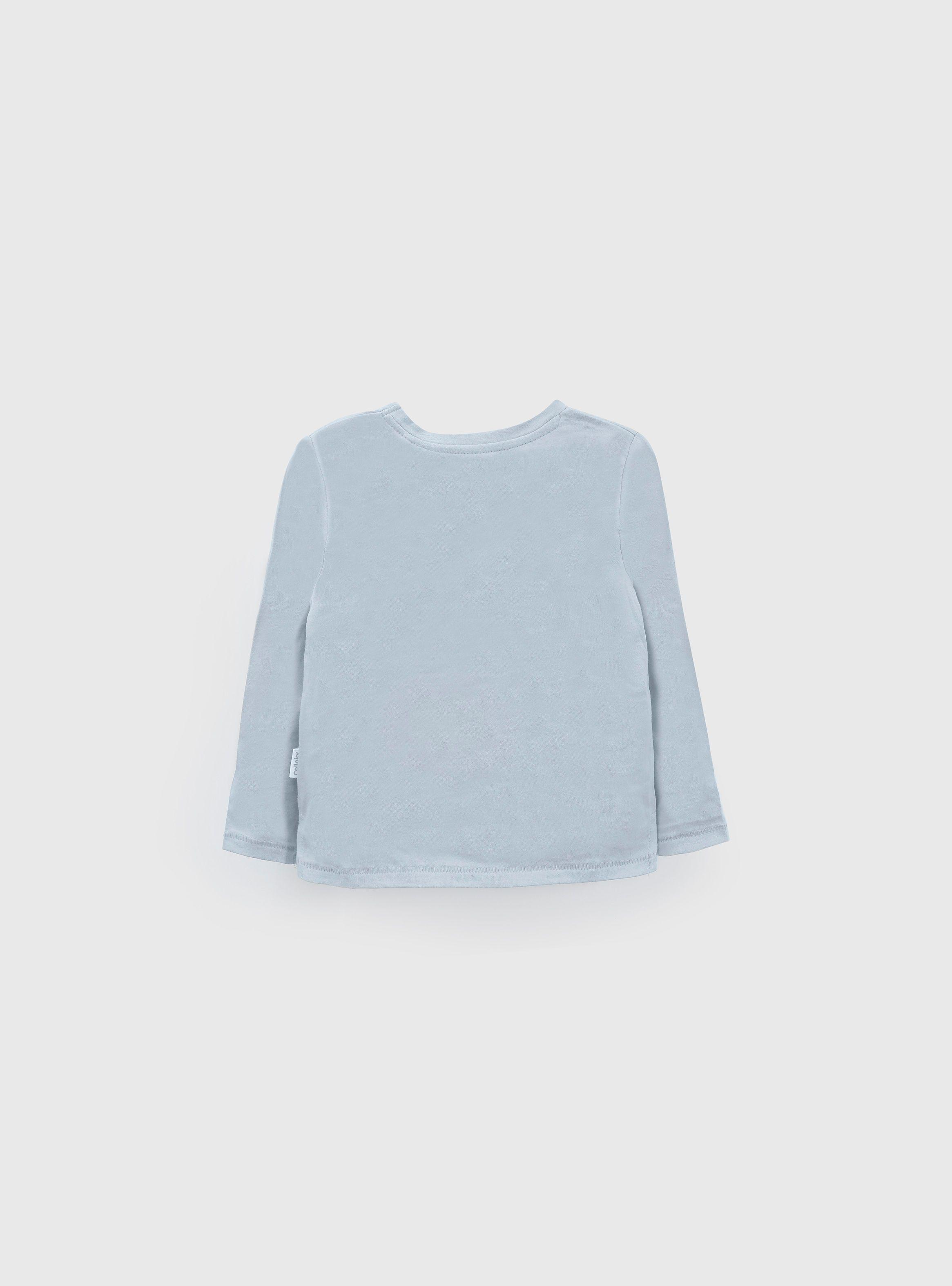 Polera Niña Celeste 56167 Colloky-1