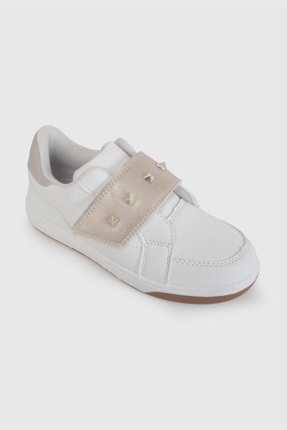 Zapatilla Blanca con Velcros Intercambiables 57020210V26-7