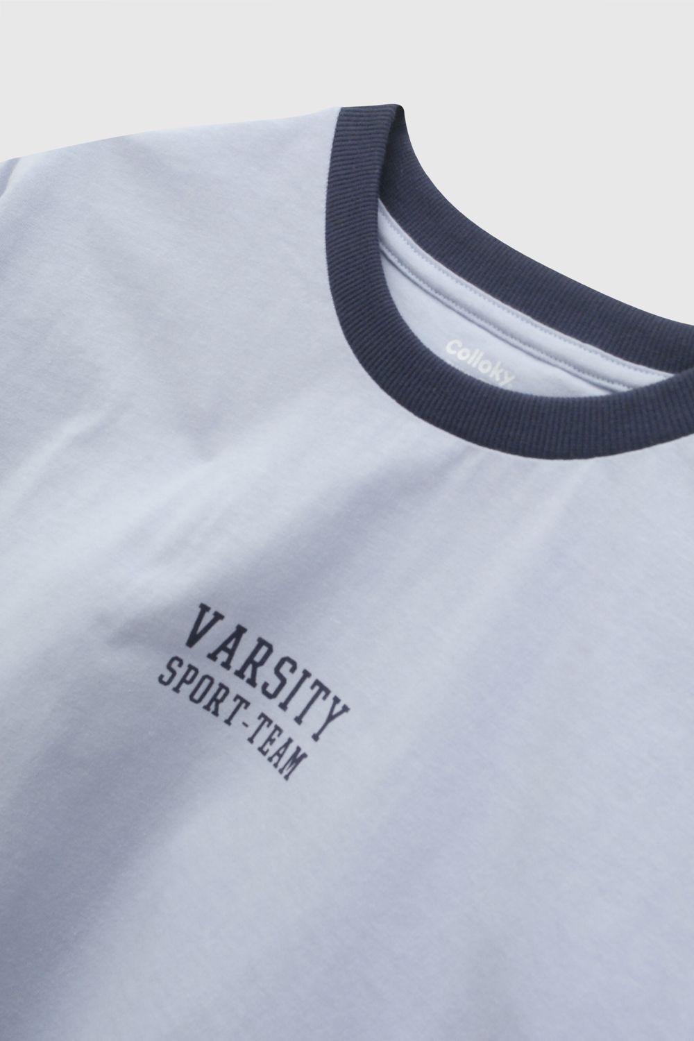 Polera varsity sport niño celeste 3-4A a 12-13A-4