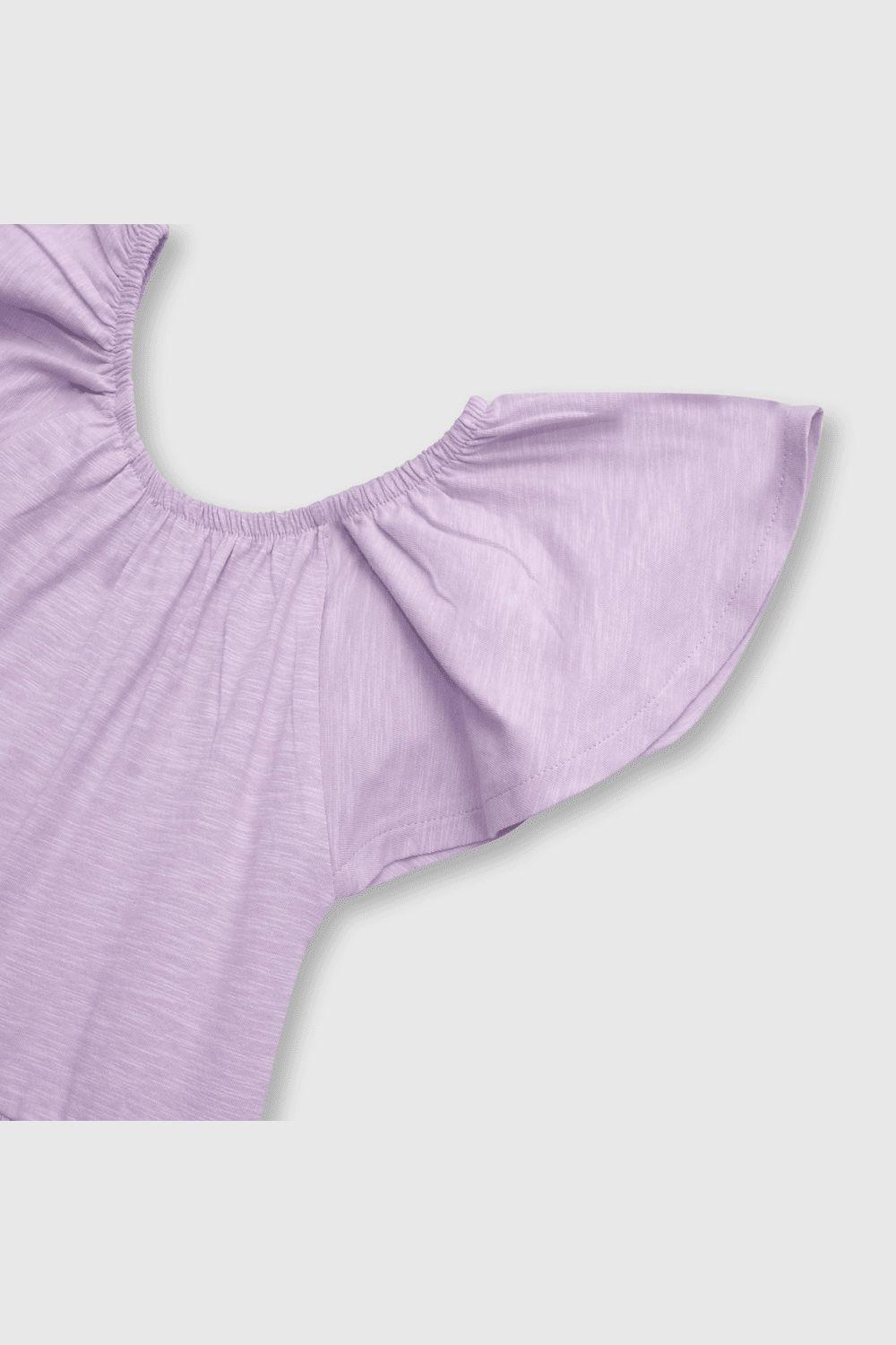 Vestido Every day Niña Morado VEJE3417V25-2