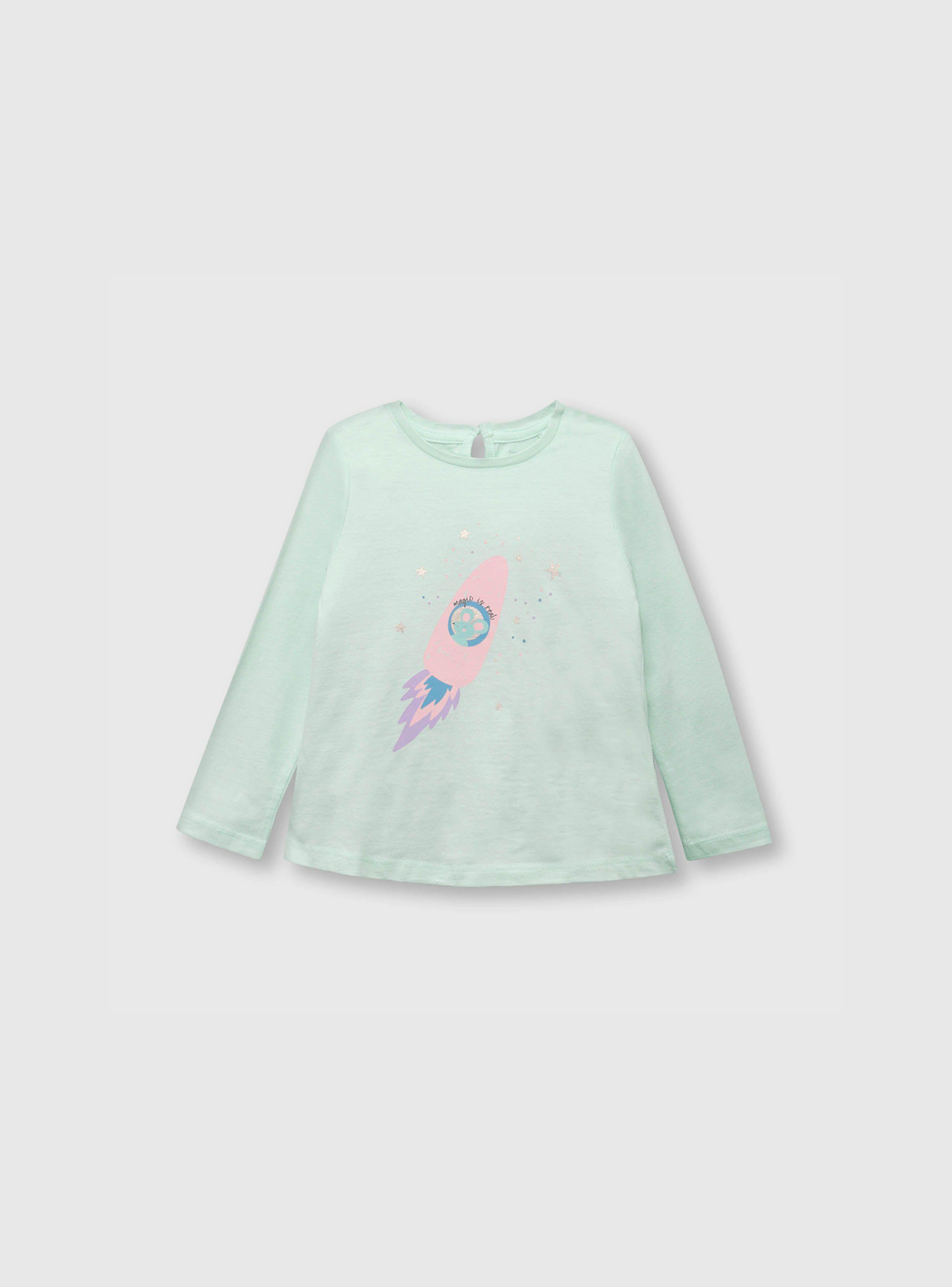 Polera De Bebé Niña Cohete Calipso (3 A 36 Meses) Colloky-0