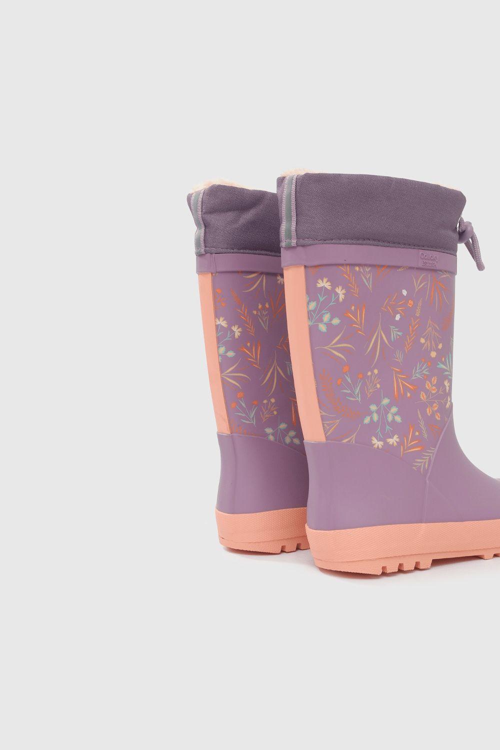 Bota De Agua Niñas Lila 53661 Colloky-4