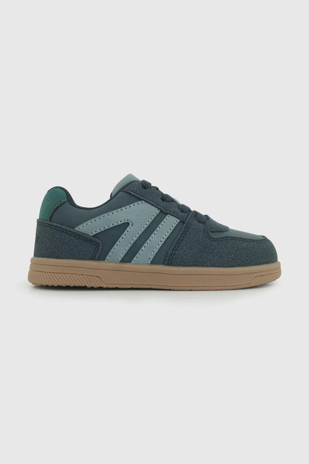 Zapatilla lifestyle urbana niño caminante azul 21-27-1
