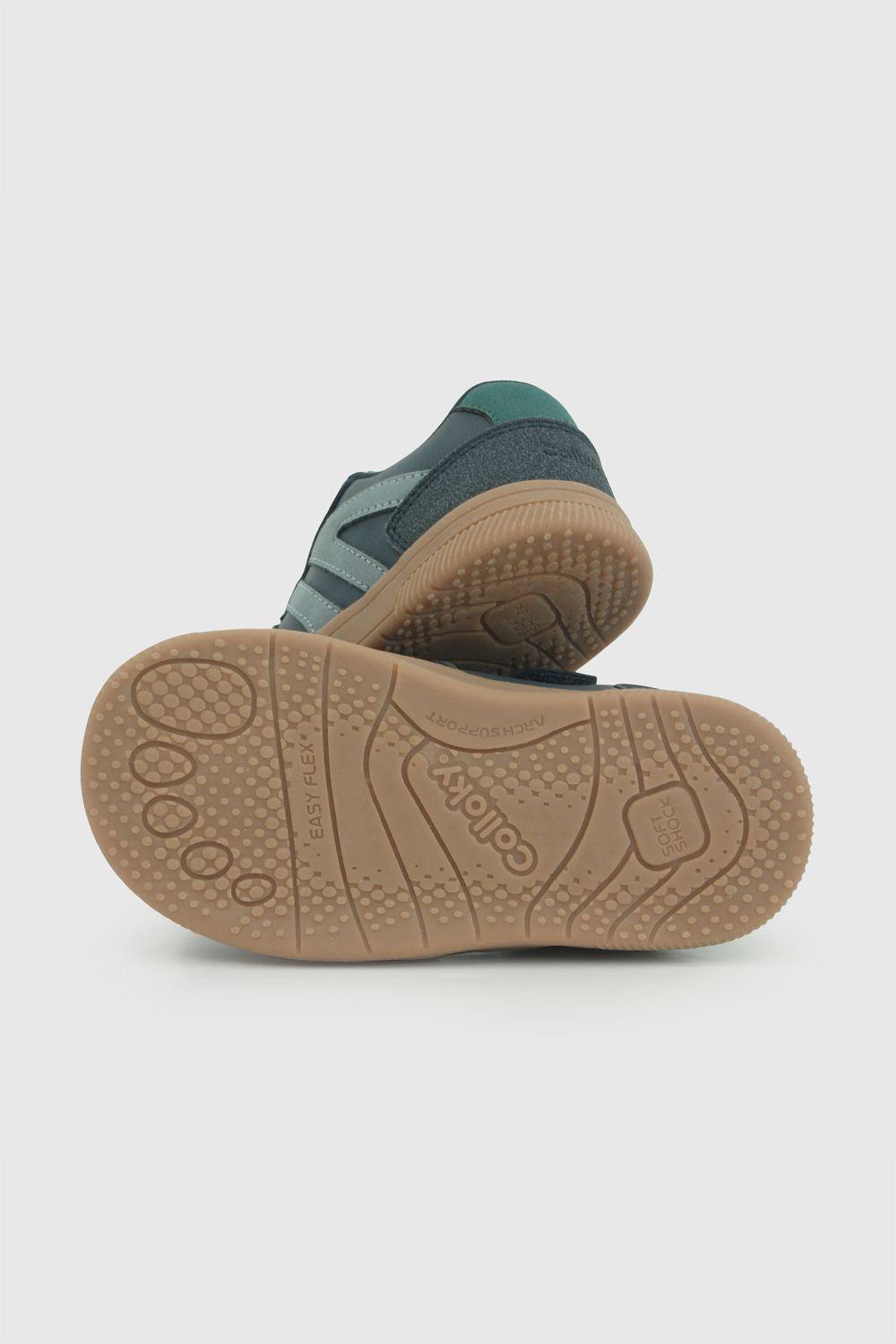 Zapatilla lifestyle urbana niño caminante azul 21-27-2