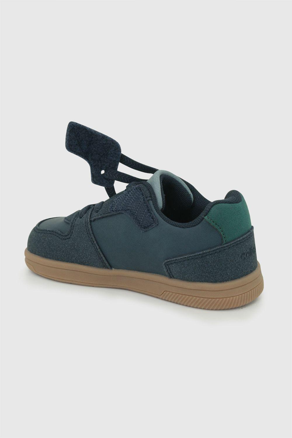 Zapatilla lifestyle urbana niño caminante azul 21-27-5