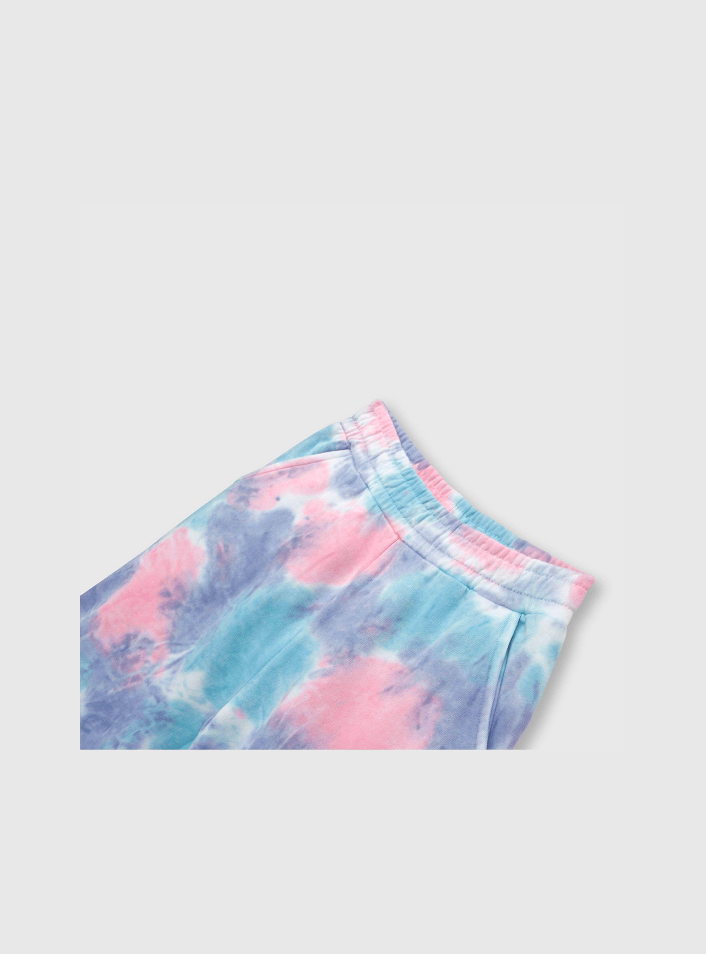Pantalón De Niña Tie Dyed Morado (2 A 12 Años) Colloky-2