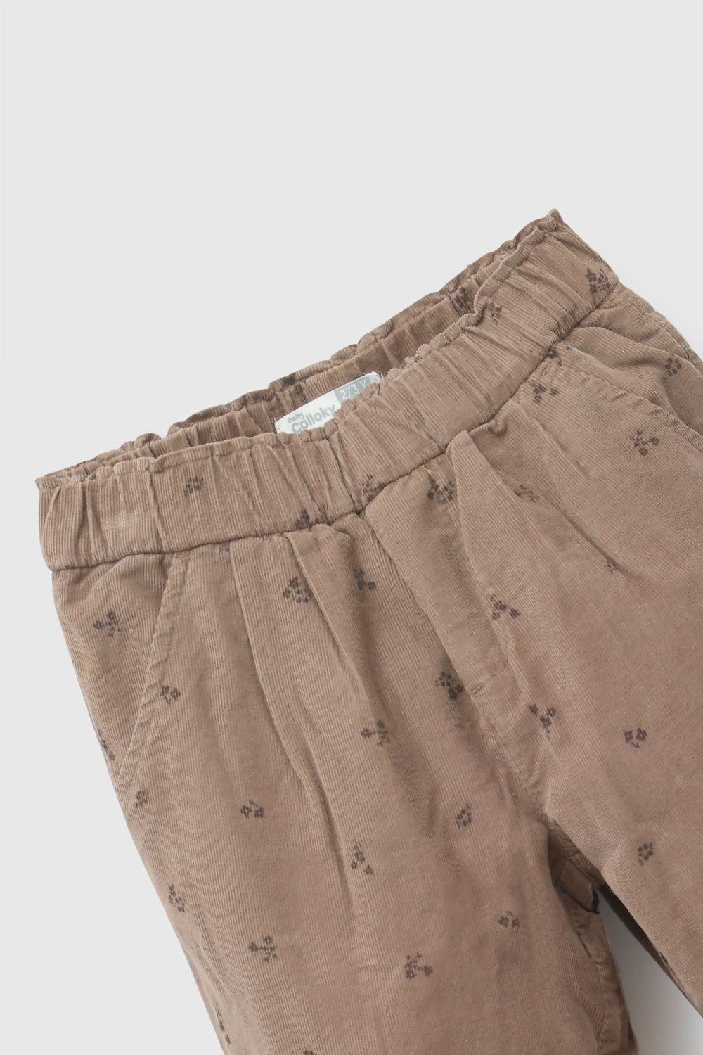 Pantalon Cafe Niña 8434 Colloky-2