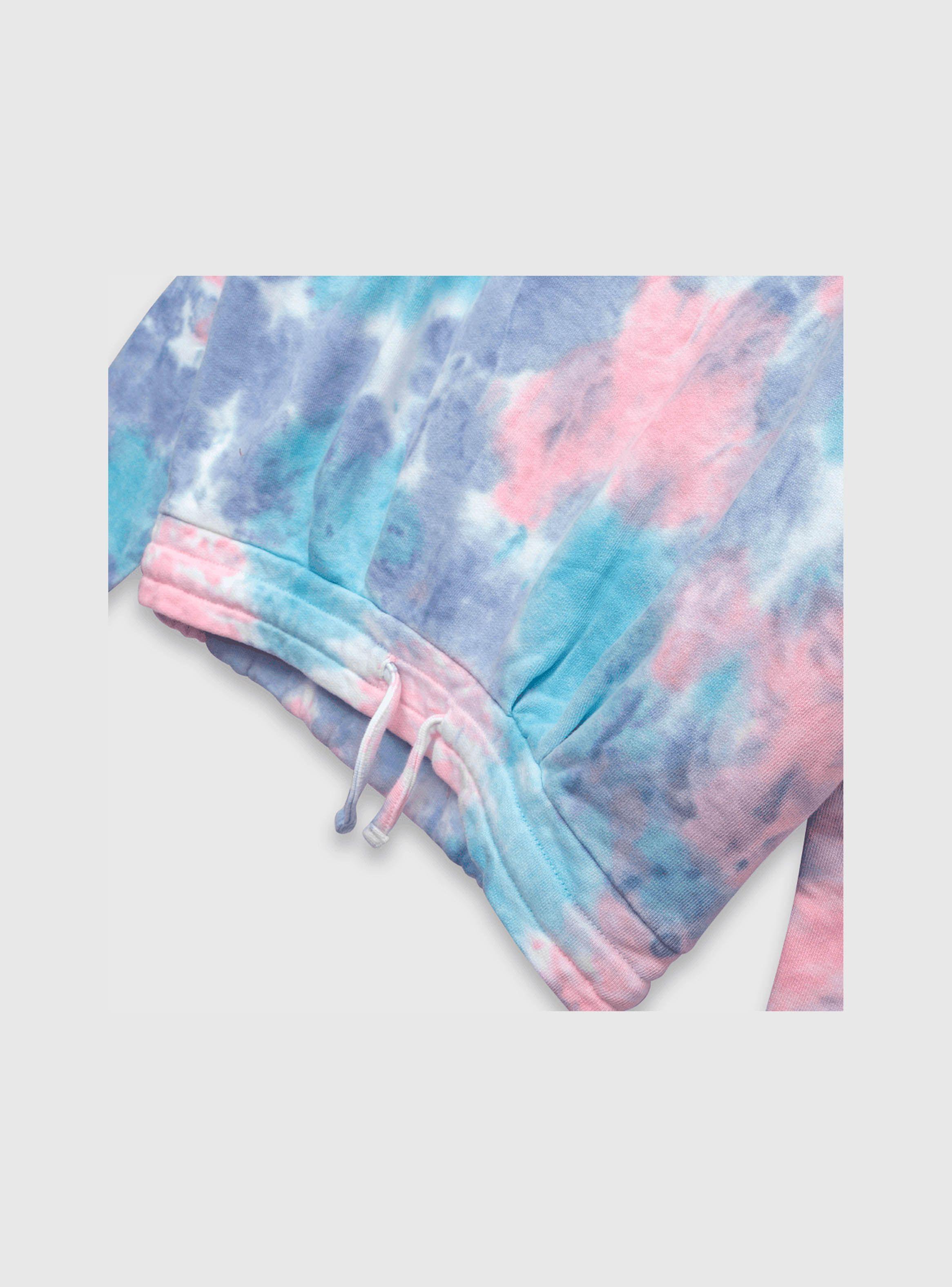 Polerón De Niña Tie Dyed Morado (2 A 12 Años) Colloky-2